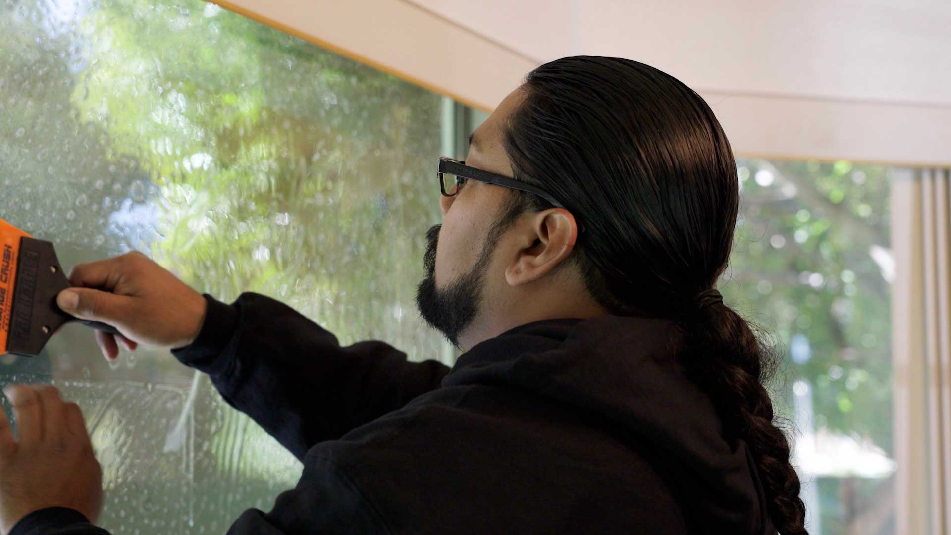 Expert Office Glass Safety Film Installation in Brighton