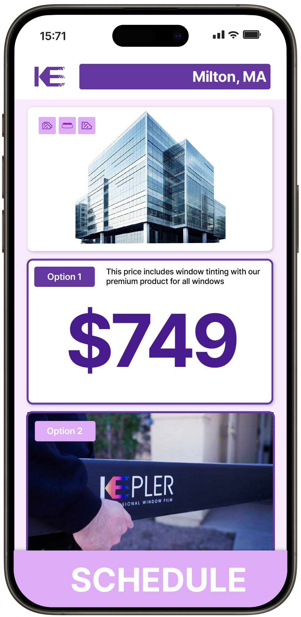 View Competitive Safety and Security Window Film Prices in Milton, Massachusetts
