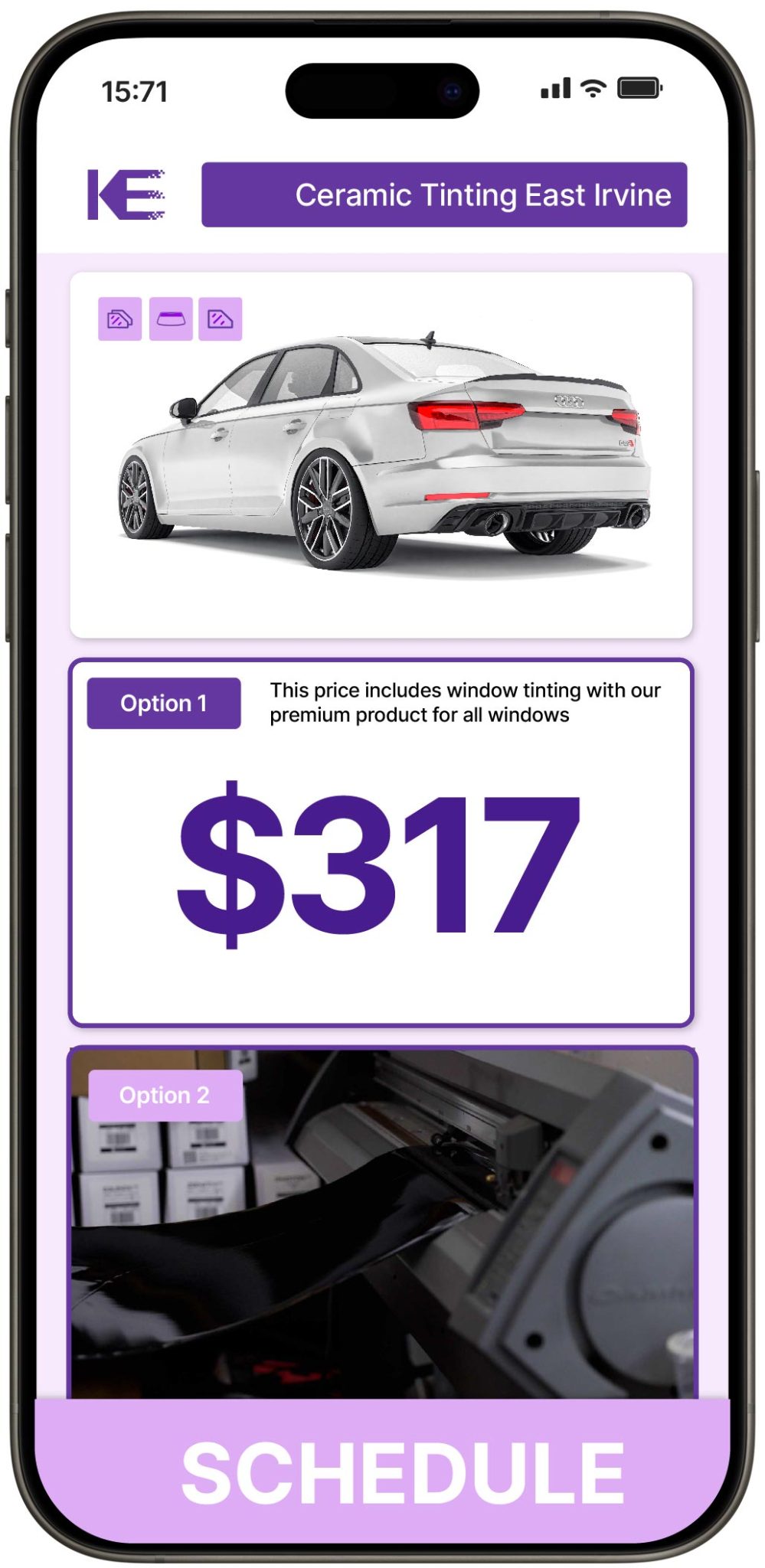 View Competitive Ceramic Window Tinting Prices in East Irvine, California