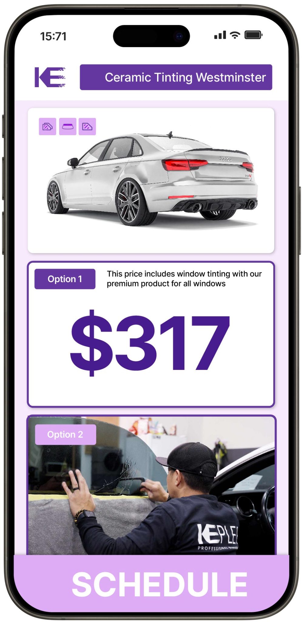 View Competitive Ceramic Window Tinting Prices in Westminster, California