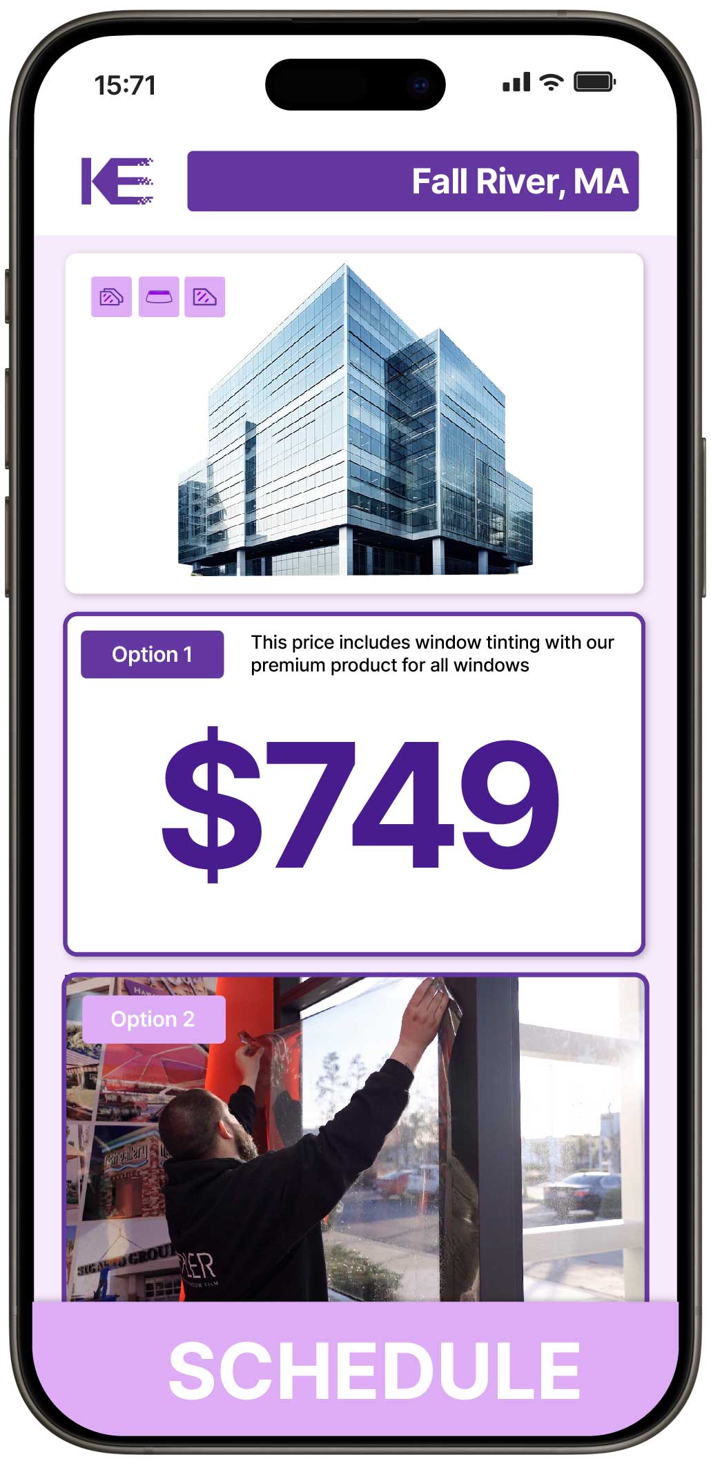 View Reasonable Safety and Security Window Film Rates in Fall River, Massachusetts