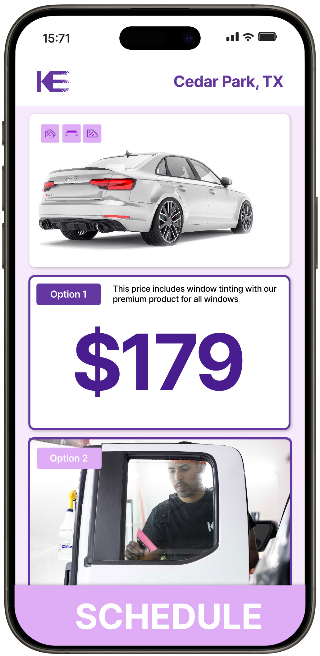View Reasonable Car Window Tinting Prices in Cedar Park, Texas