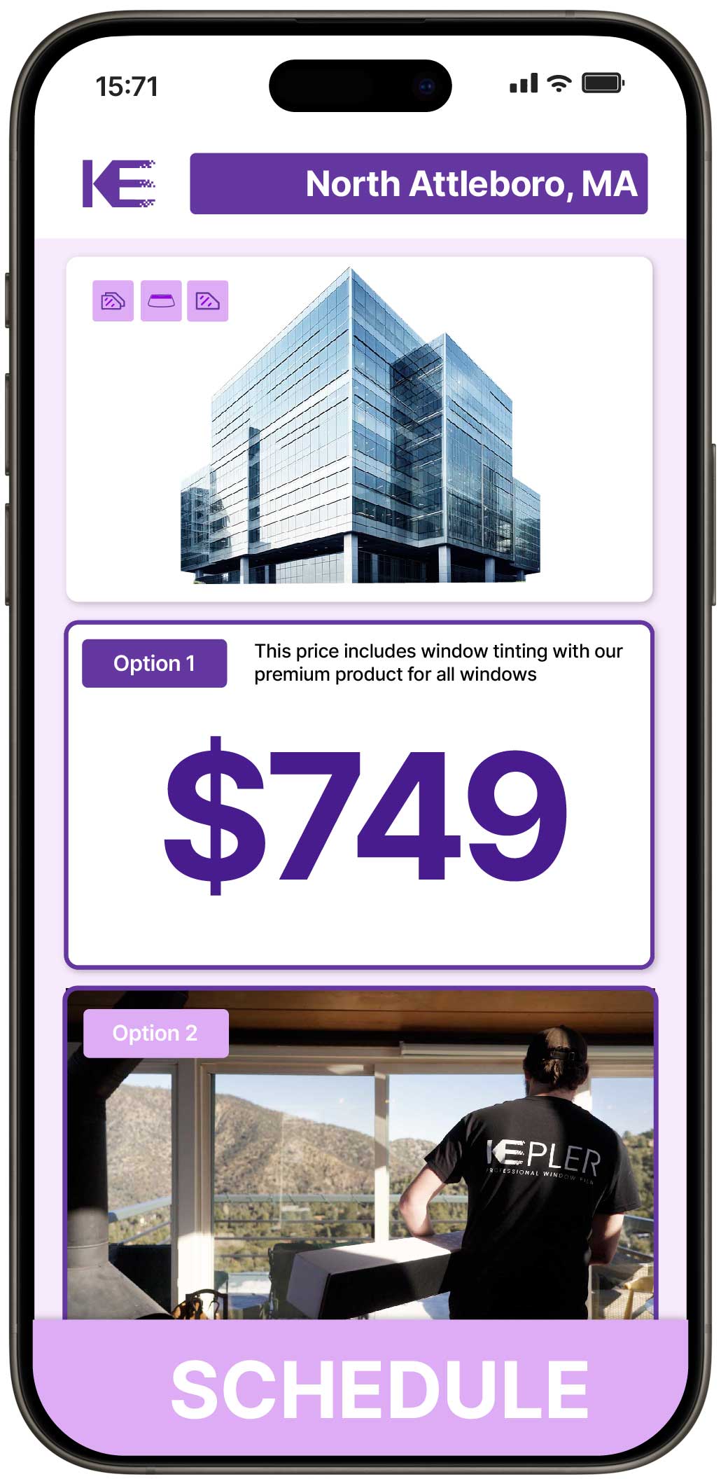 View Affordable Safety and Security Window Film Prices in North Attleboro, Massachusetts
