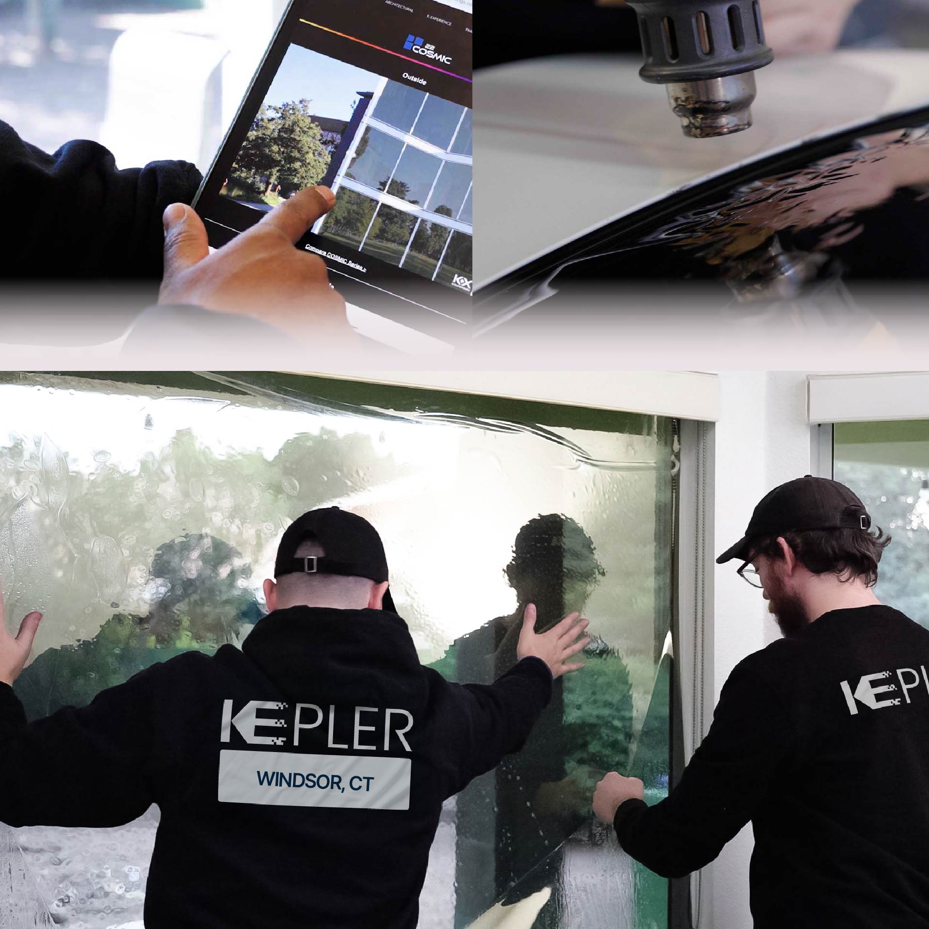 Kepler Specialist Performing Commercial Window Tinting in Windsor Windsor