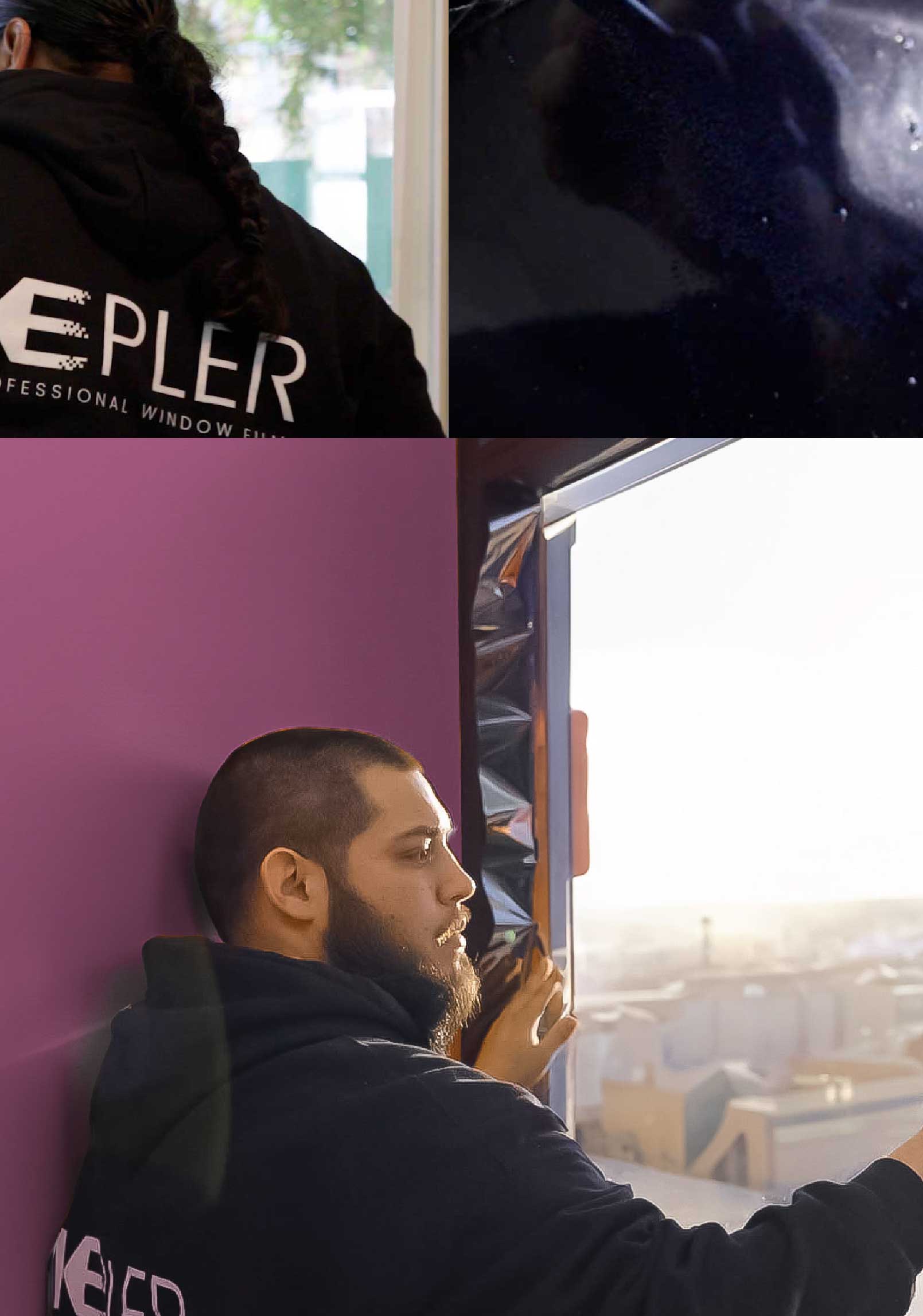 Kepler Specialist Installing Security Window Film in Woonsocket Rhode Island