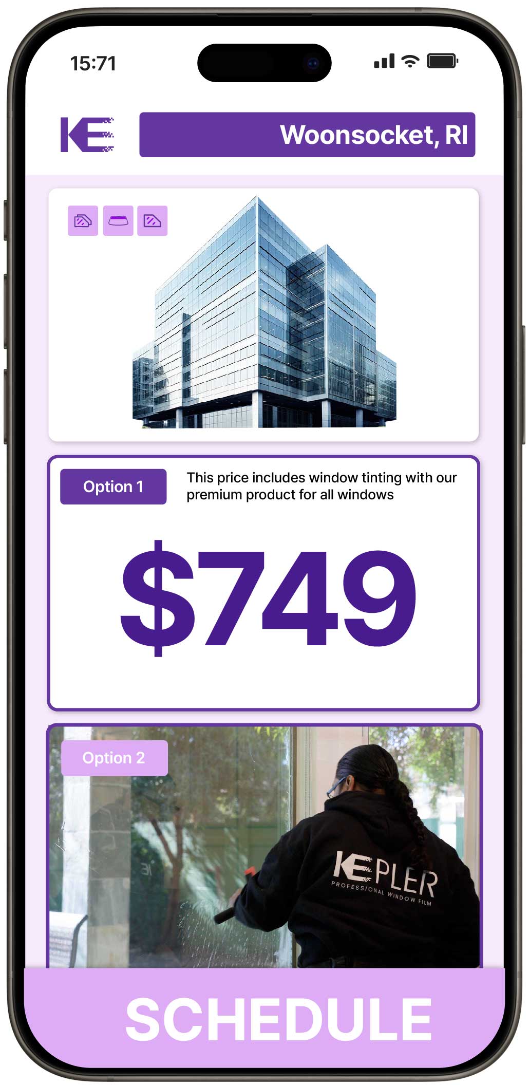 View Competitive Safety and Security Window Film Costs in Woonsocket, Rhode Island