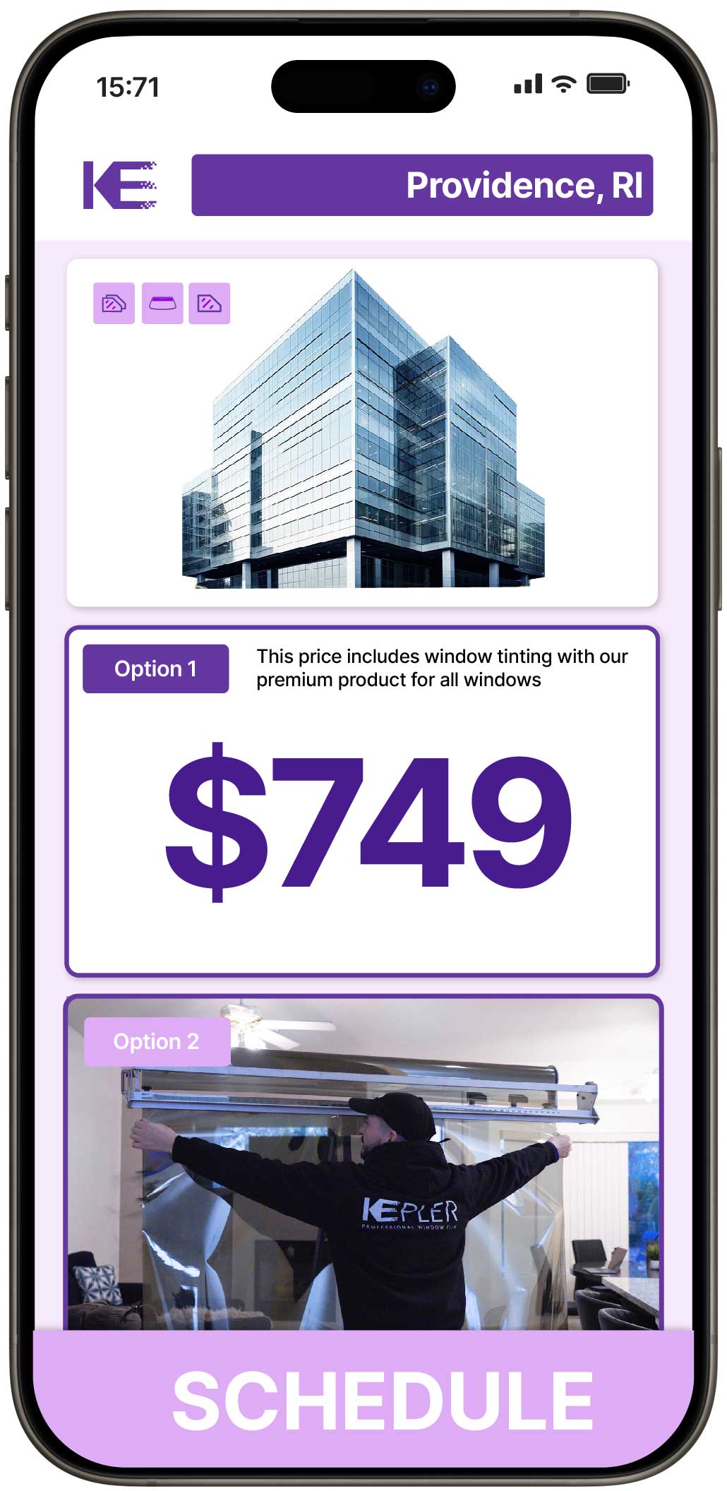 View Affordable Safety and Security Window Film Prices in Providence, Rhode Island