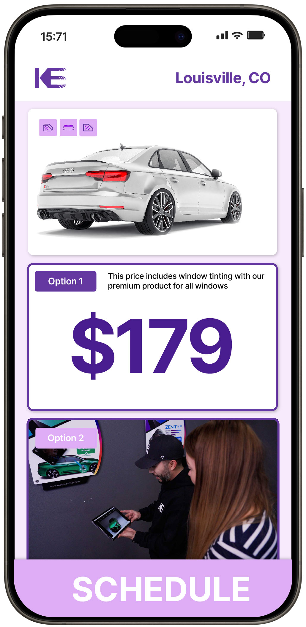 View Reasonable Car Window Tinting Prices in Louisville, Colorado