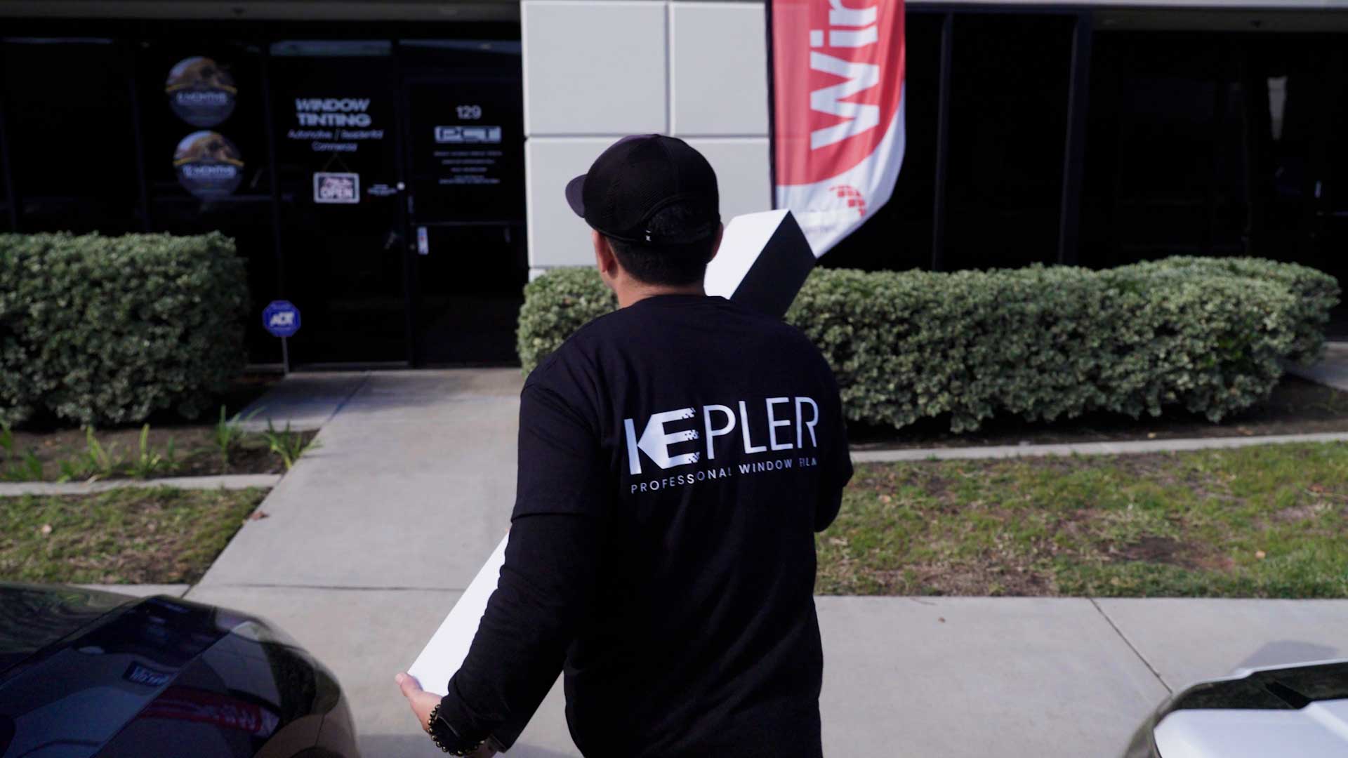 Professional Shop Safety and Security Window Film Branding in Concord