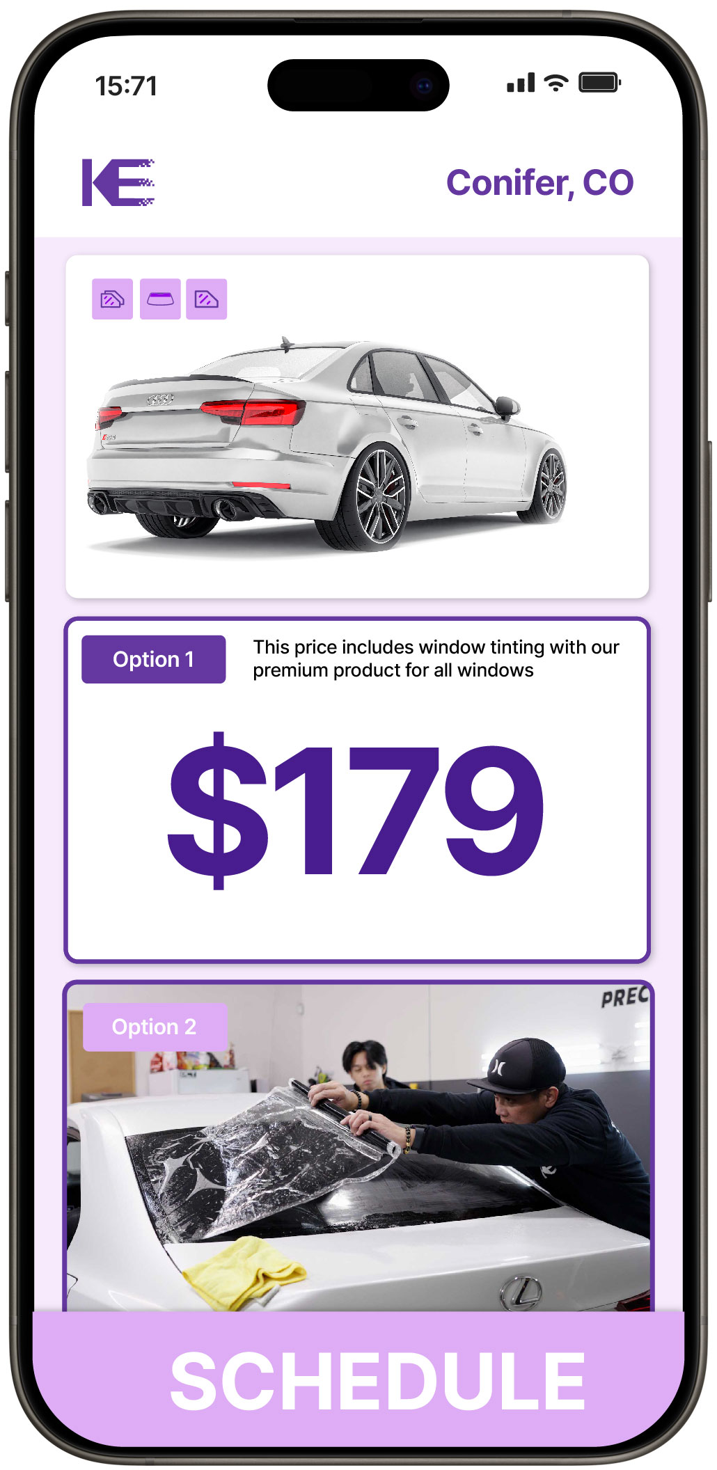 View Affordable Car Window Tinting Prices in Conifer, Colorado