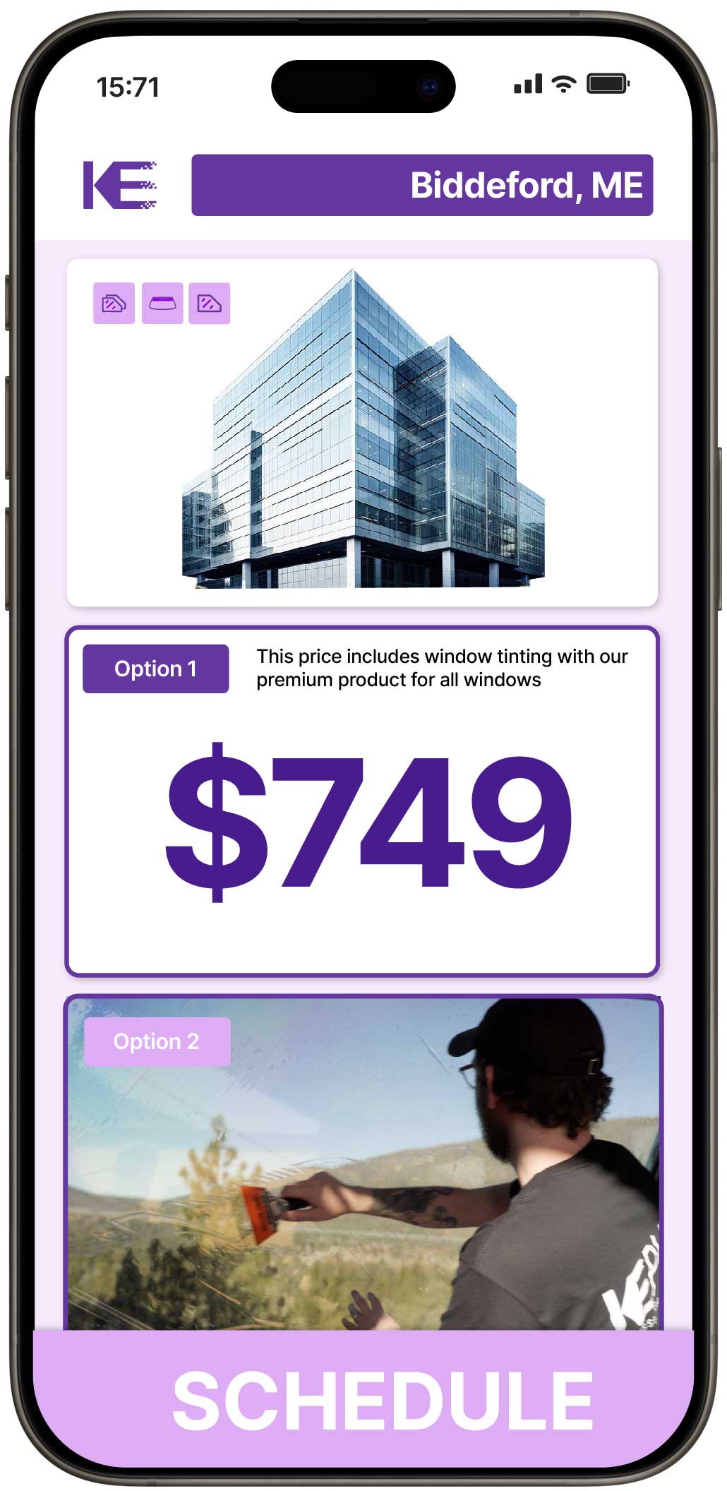 View Competitive Safety and Security Window Film Prices in Biddeford, Maine