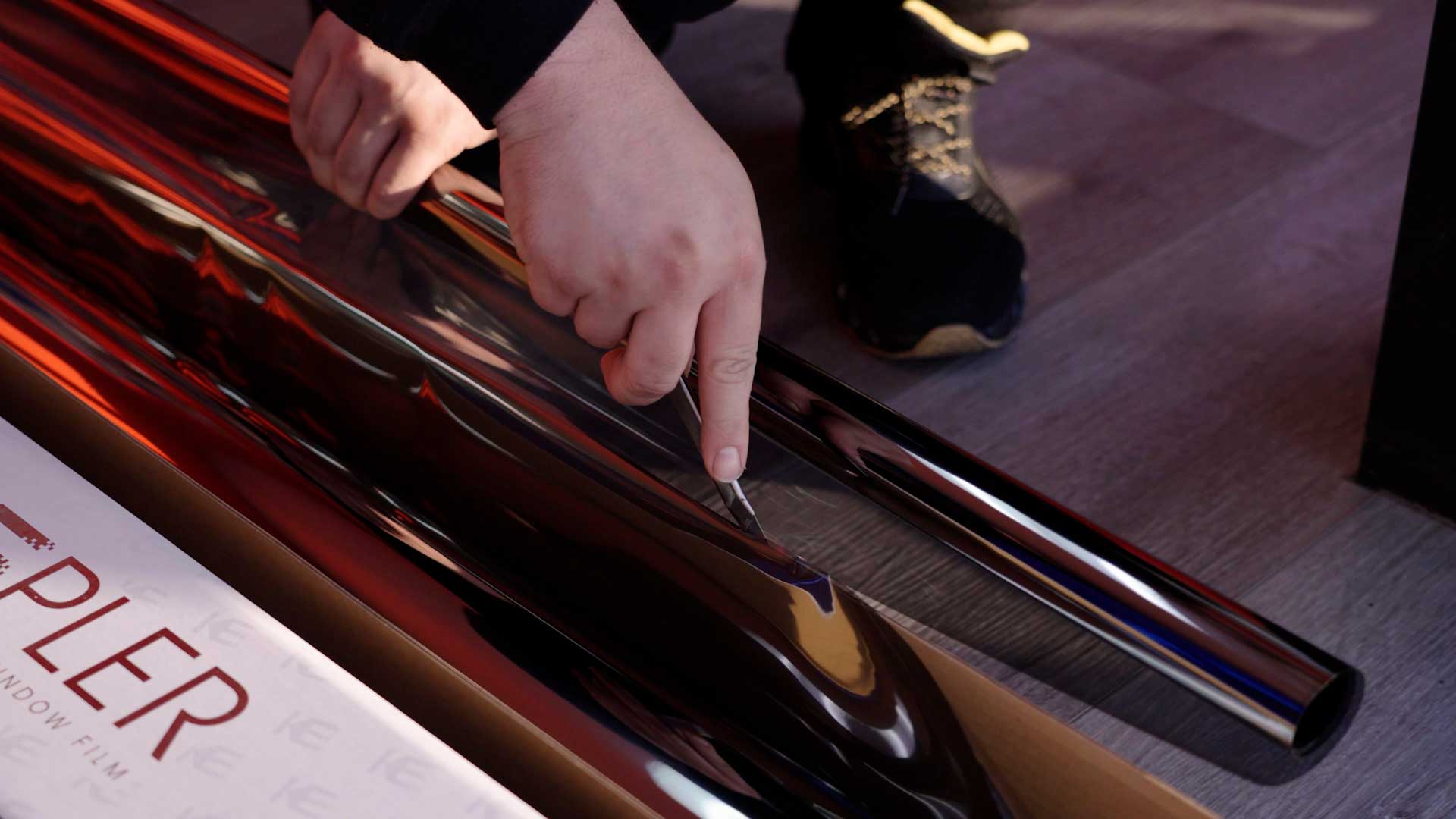 Professional Shop Safety and Security Window Film Preparation in Brunswick