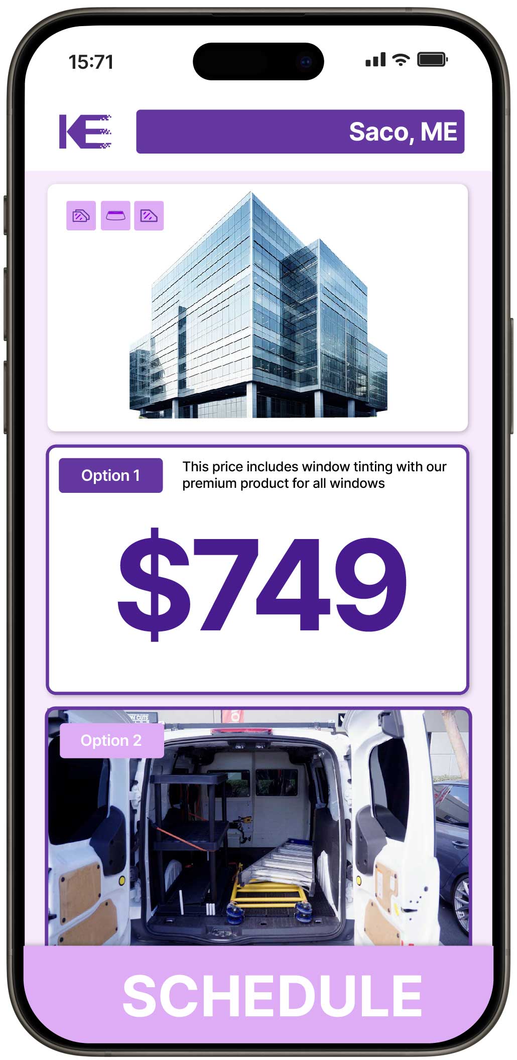 View Competitive Safety and Security Window Film Rates in Saco, Maine