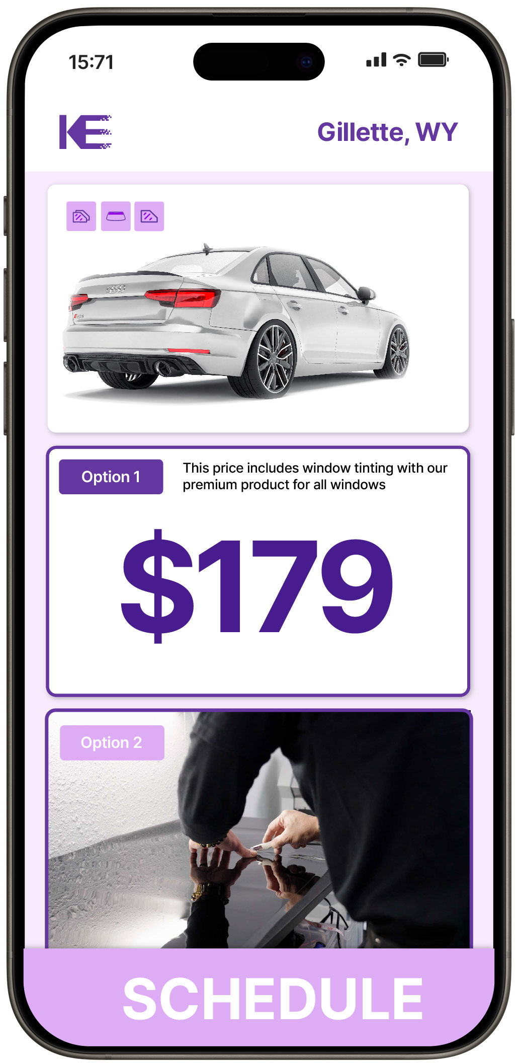 Car Window Tinting Gillette | Professional Tinting from $139