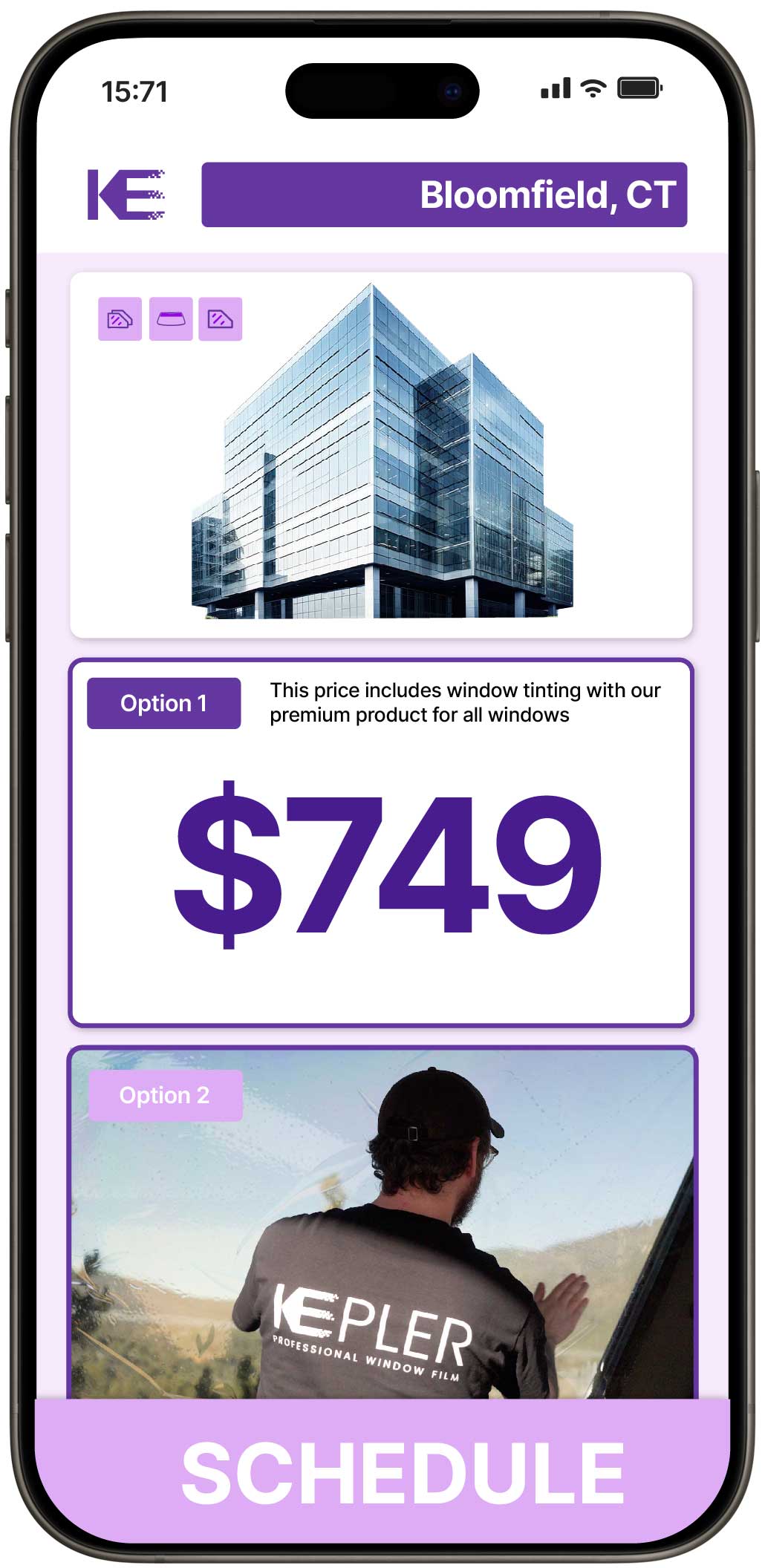 View Competitive Safety and Security Window Film Costs in Bloomfield, Connecticut