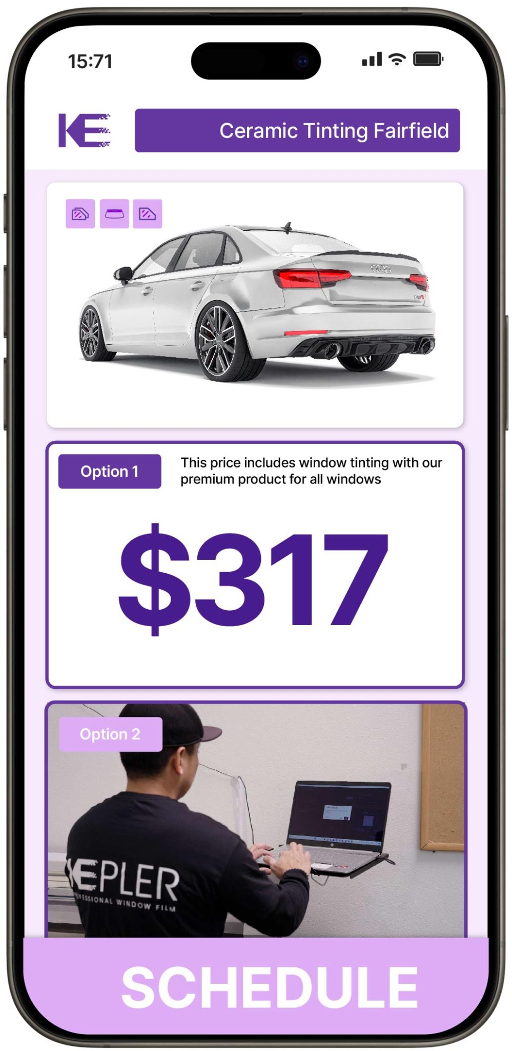 View Reasonable Ceramic Window Tinting Prices in Fairfield, California