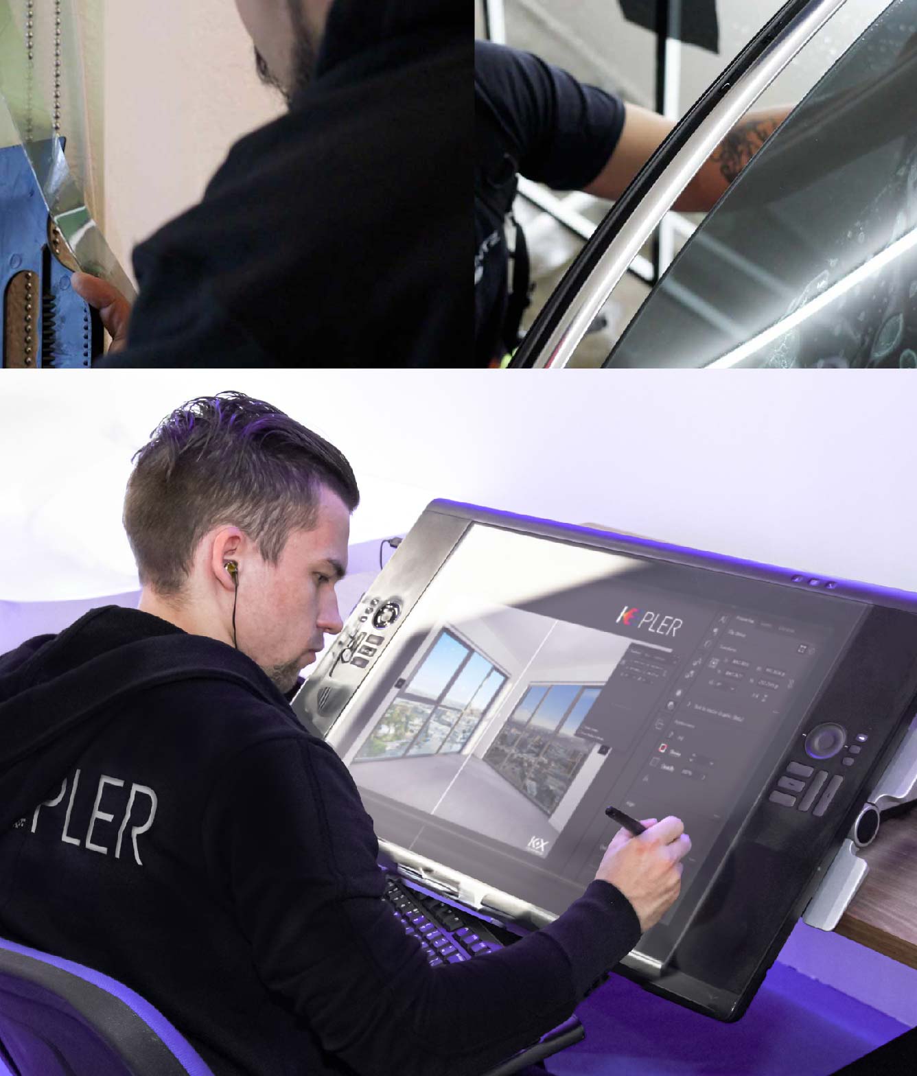 Kepler Specialist Performing Commercial Window Tinting in Garfield Garfield