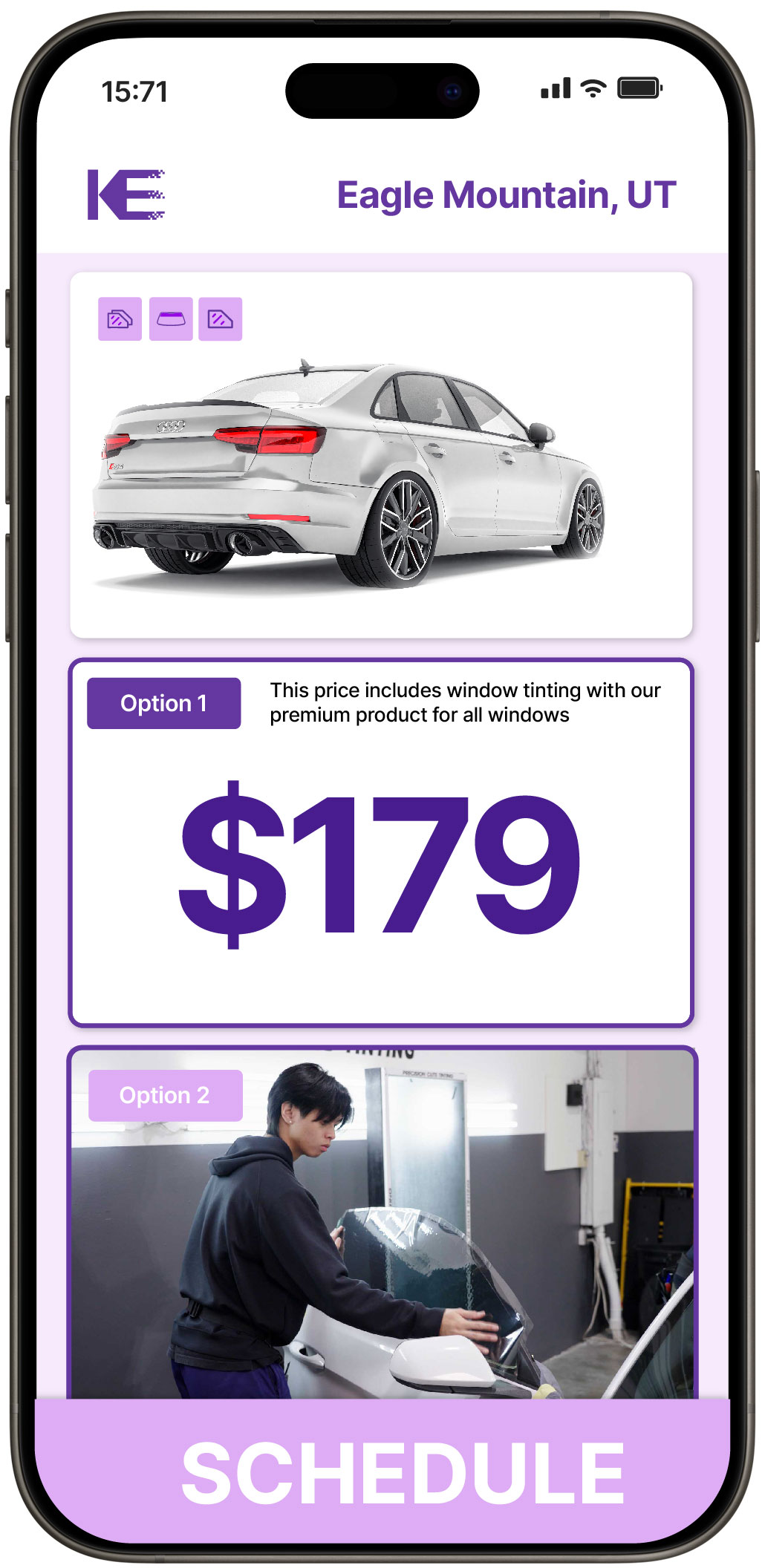 View Affordable Car Window Tinting Prices in Eagle Mountain, Utah