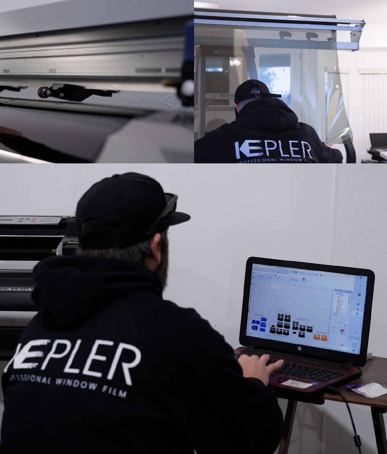 Ceramic Window Tinting Expert Cutting Film in Dublin, California