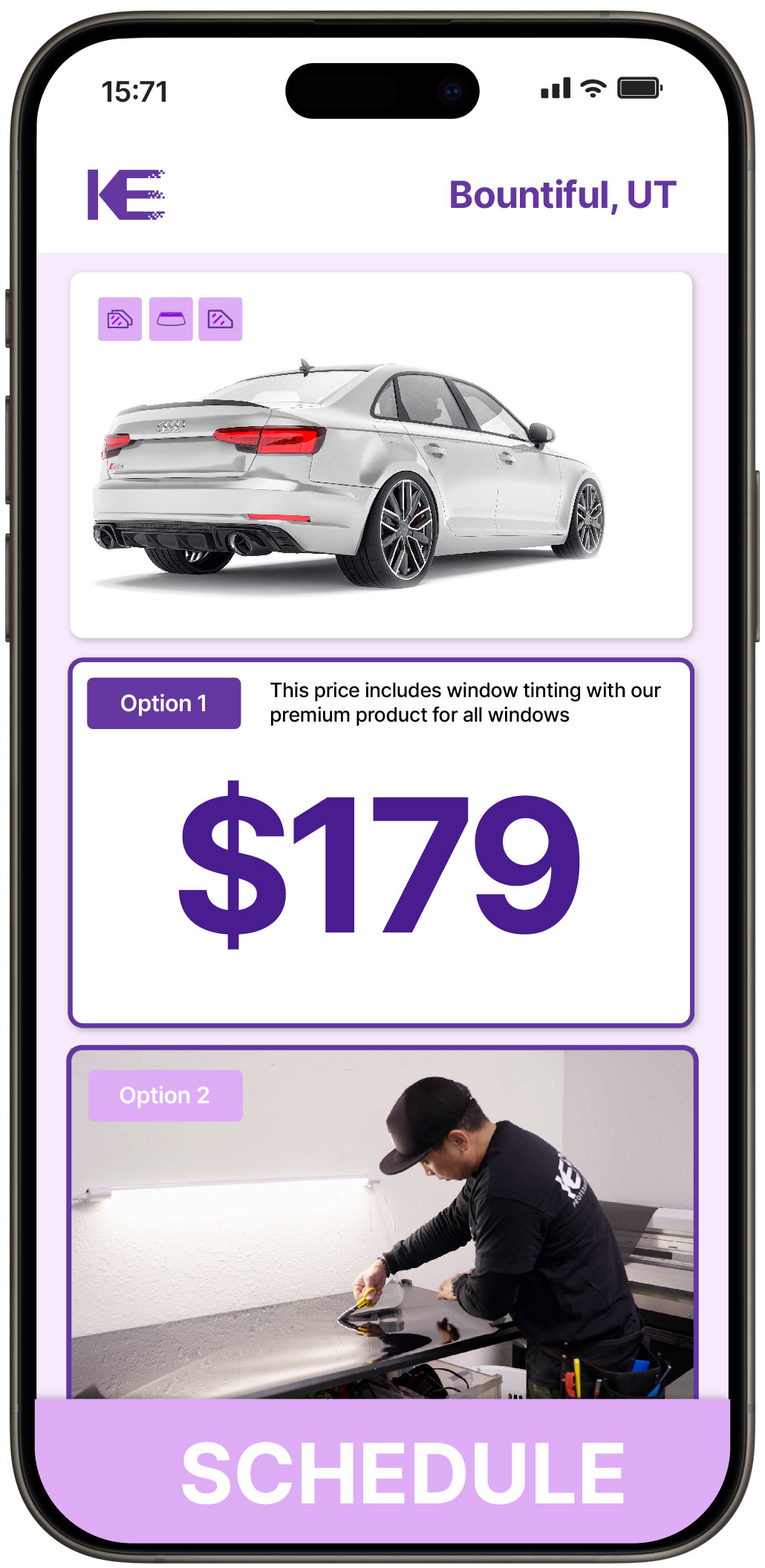 View Affordable Car Window Tinting Prices in Bountiful, Utah