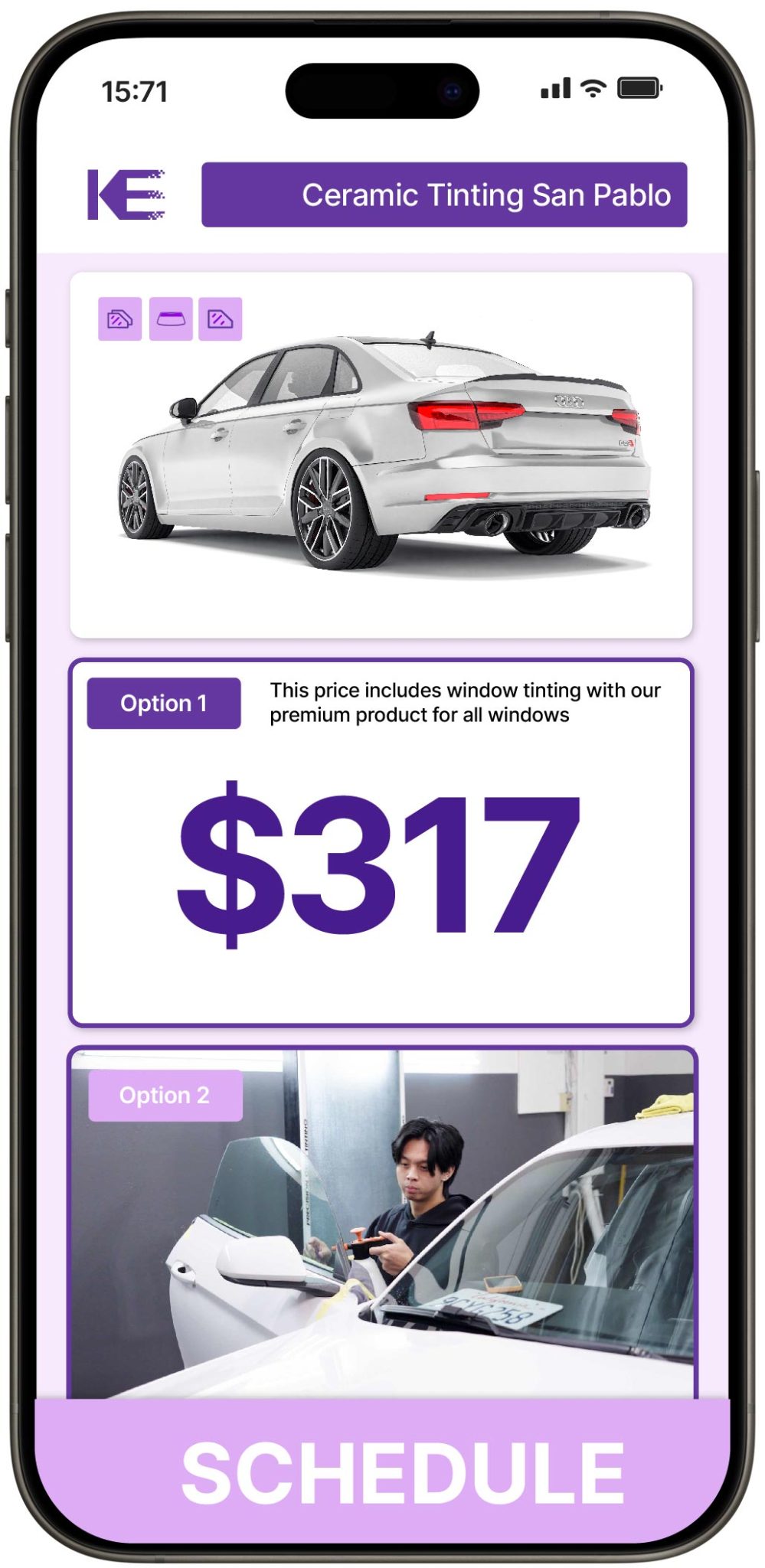 View Competitive Ceramic Window Tinting Prices in San Pablo, California