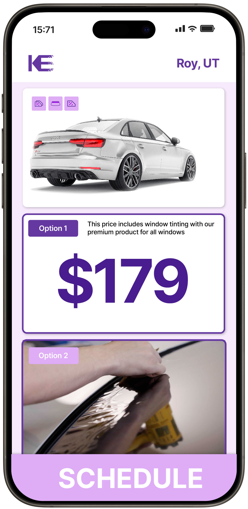 View Competitive Car Window Tinting Prices in Roy, Utah
