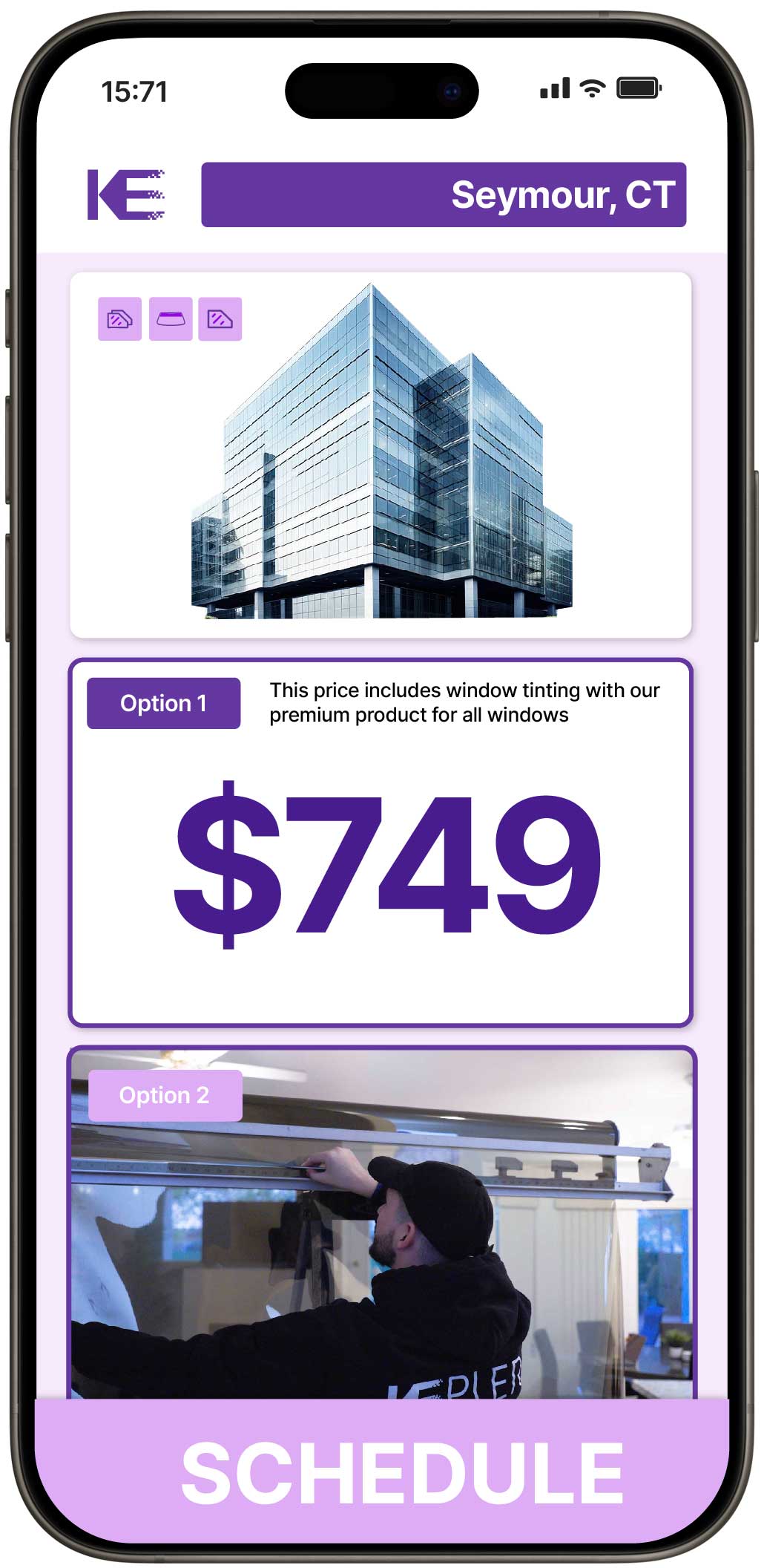 View Competitive Safety and Security Window Film Rates in Seymour, Connecticut