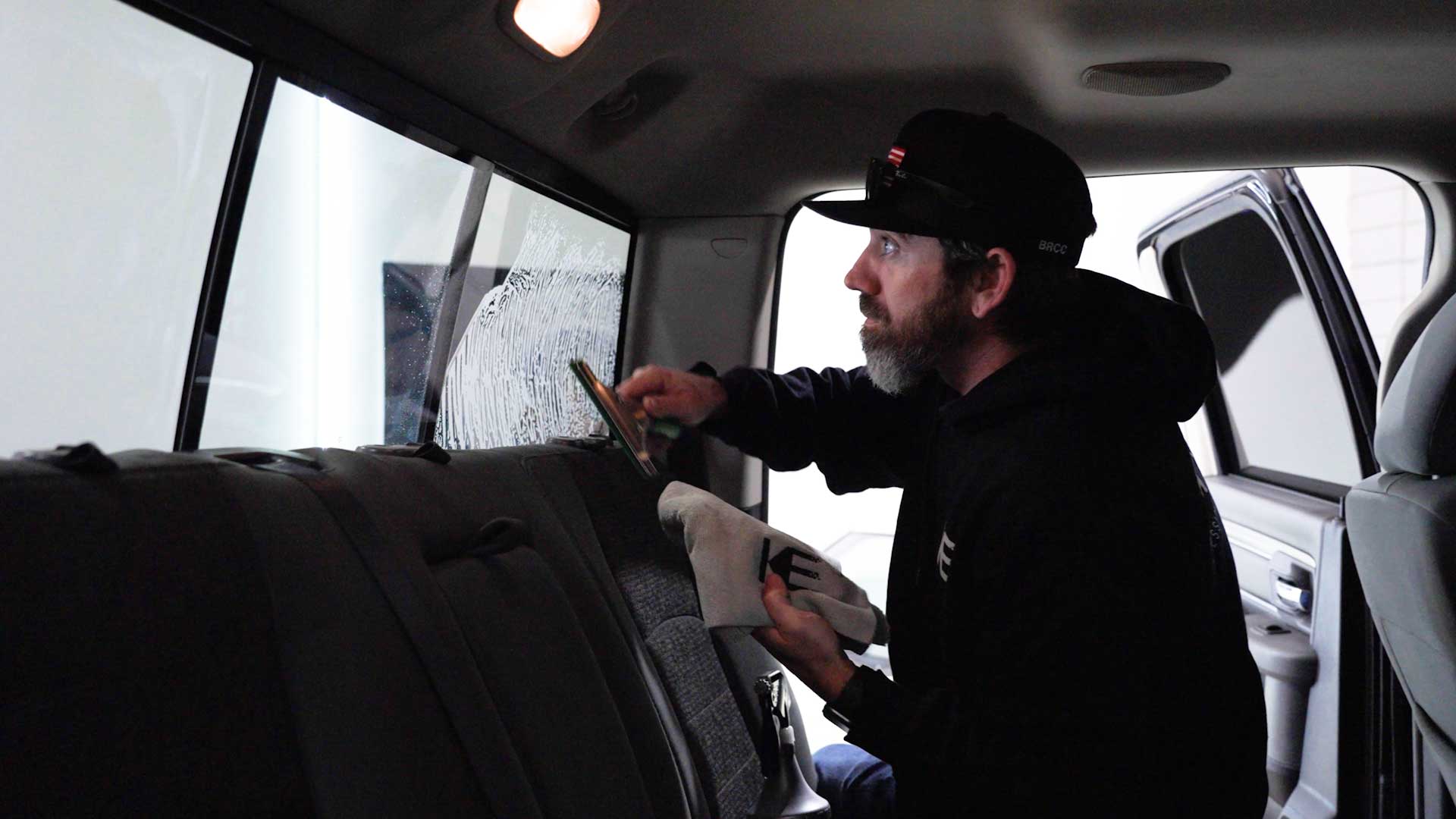 Professional Vehicle Glass Tint preparation in Citrus Heights