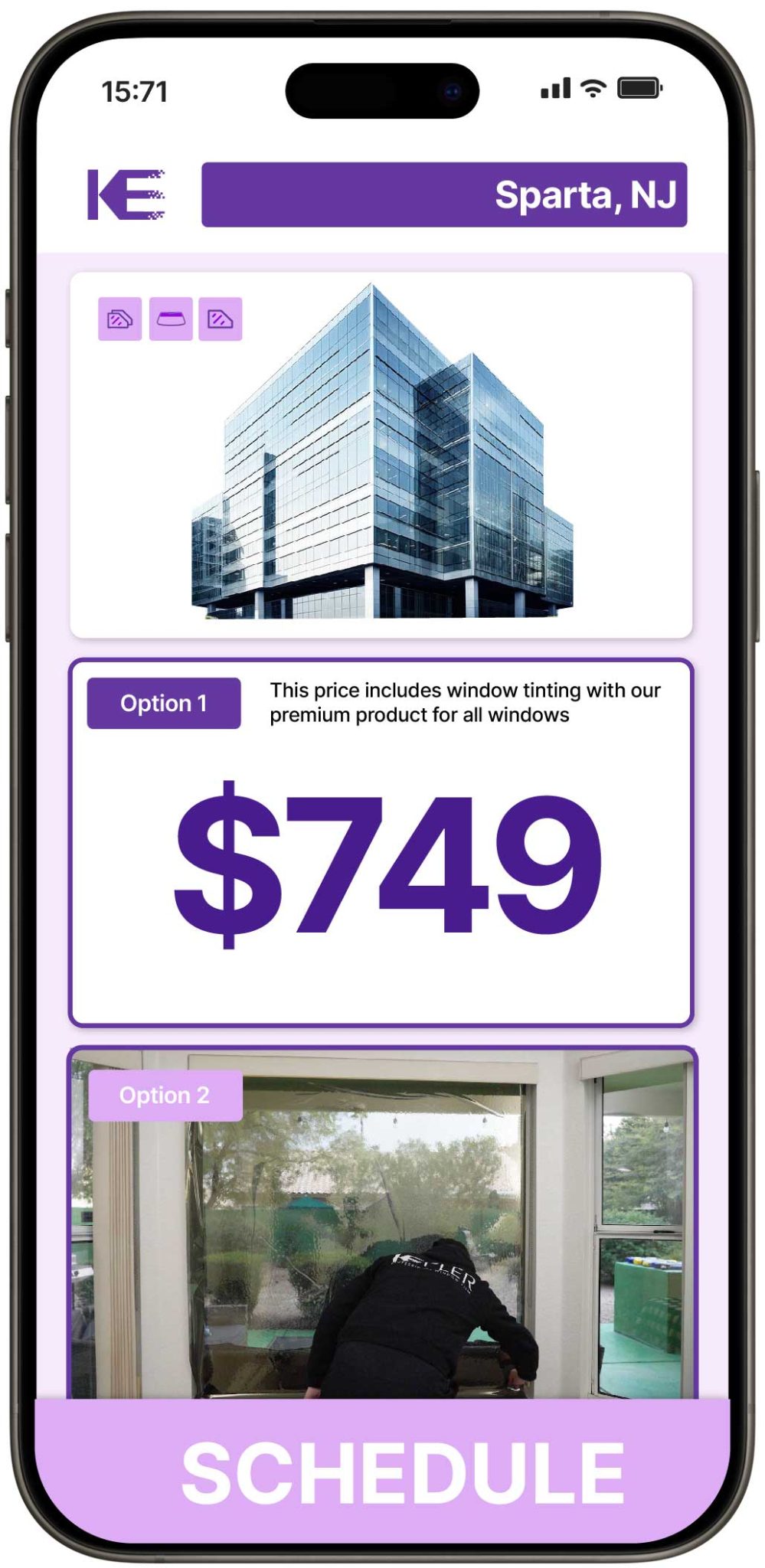 View Competitive Commercial Window Tinting Costs in Sparta, New Jersey