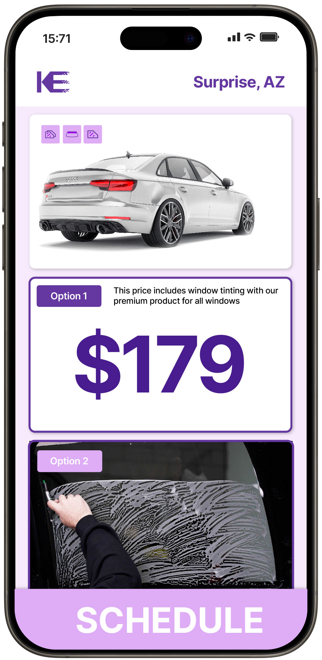 View Affordable Car Window Tinting Prices in Surprise, Arizona