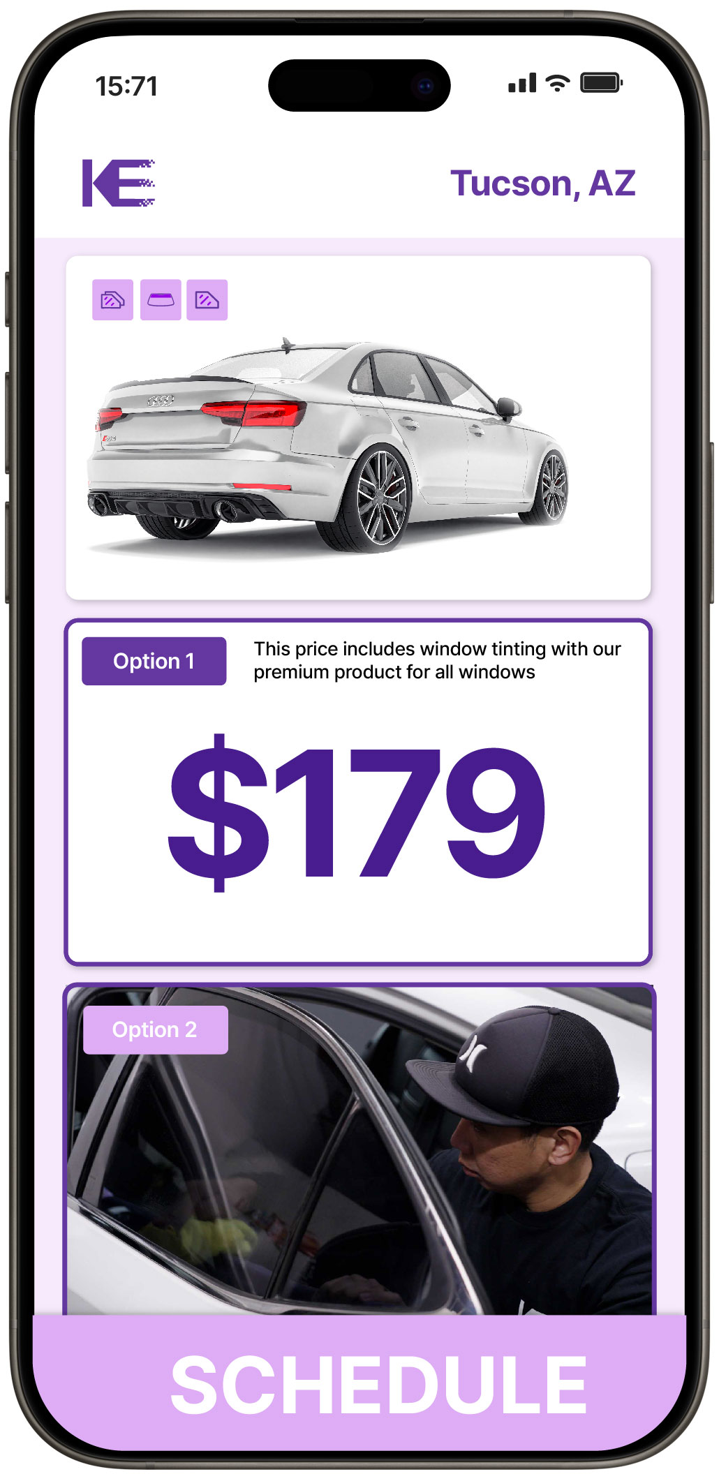 View Affordable Car Window Tinting Prices in Tucson, Arizona