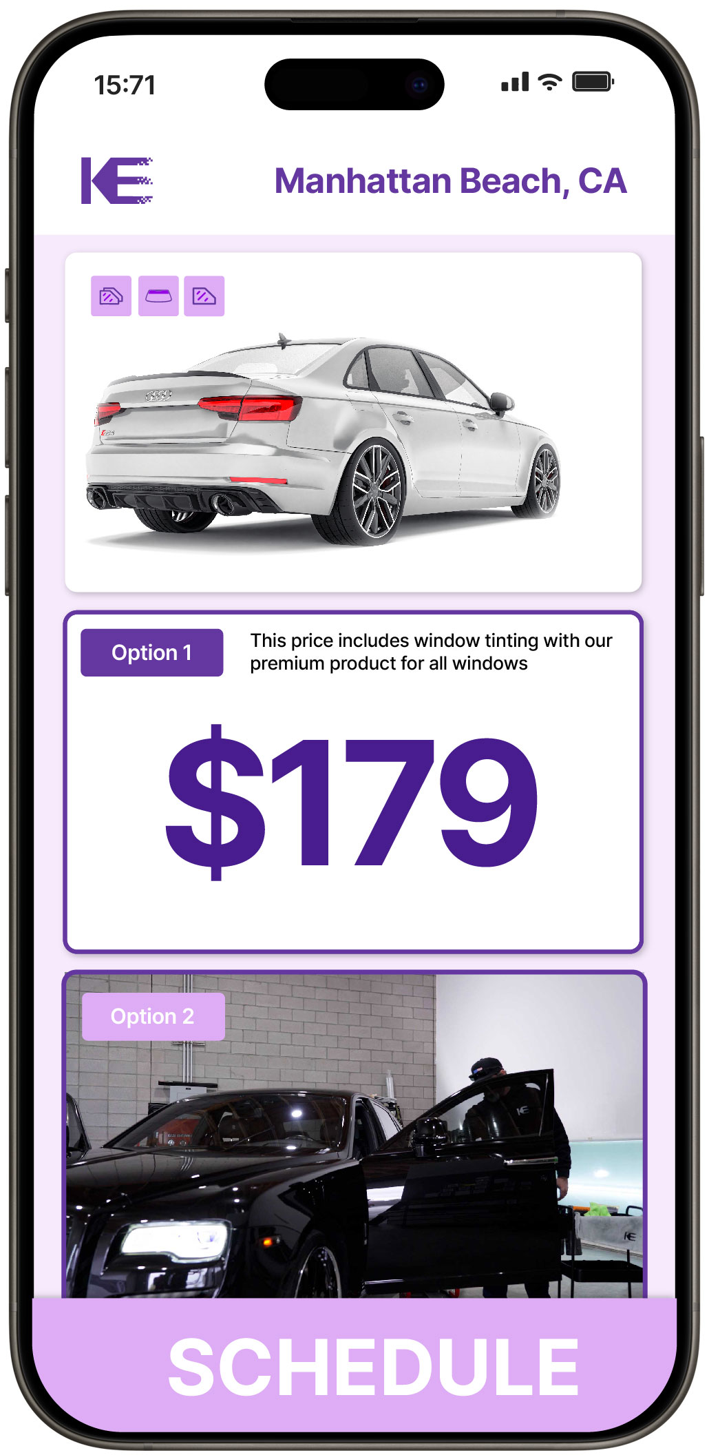 View Competitive Car Window Tinting Prices in Manhattan Beach, California