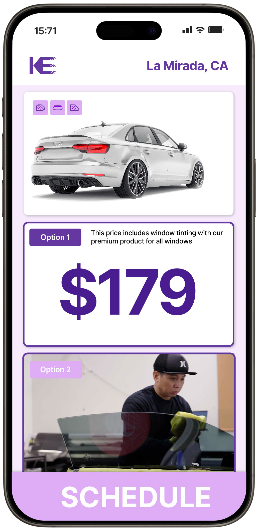 View Affordable Car Window Tinting Prices in La Mirada, California