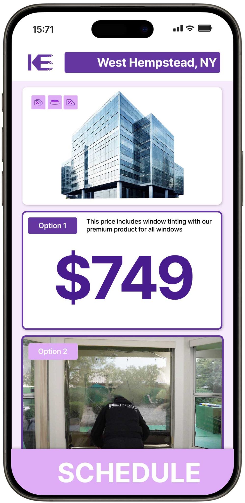 View Reasonable Commercial Window Tinting Costs in West Hempstead, New York