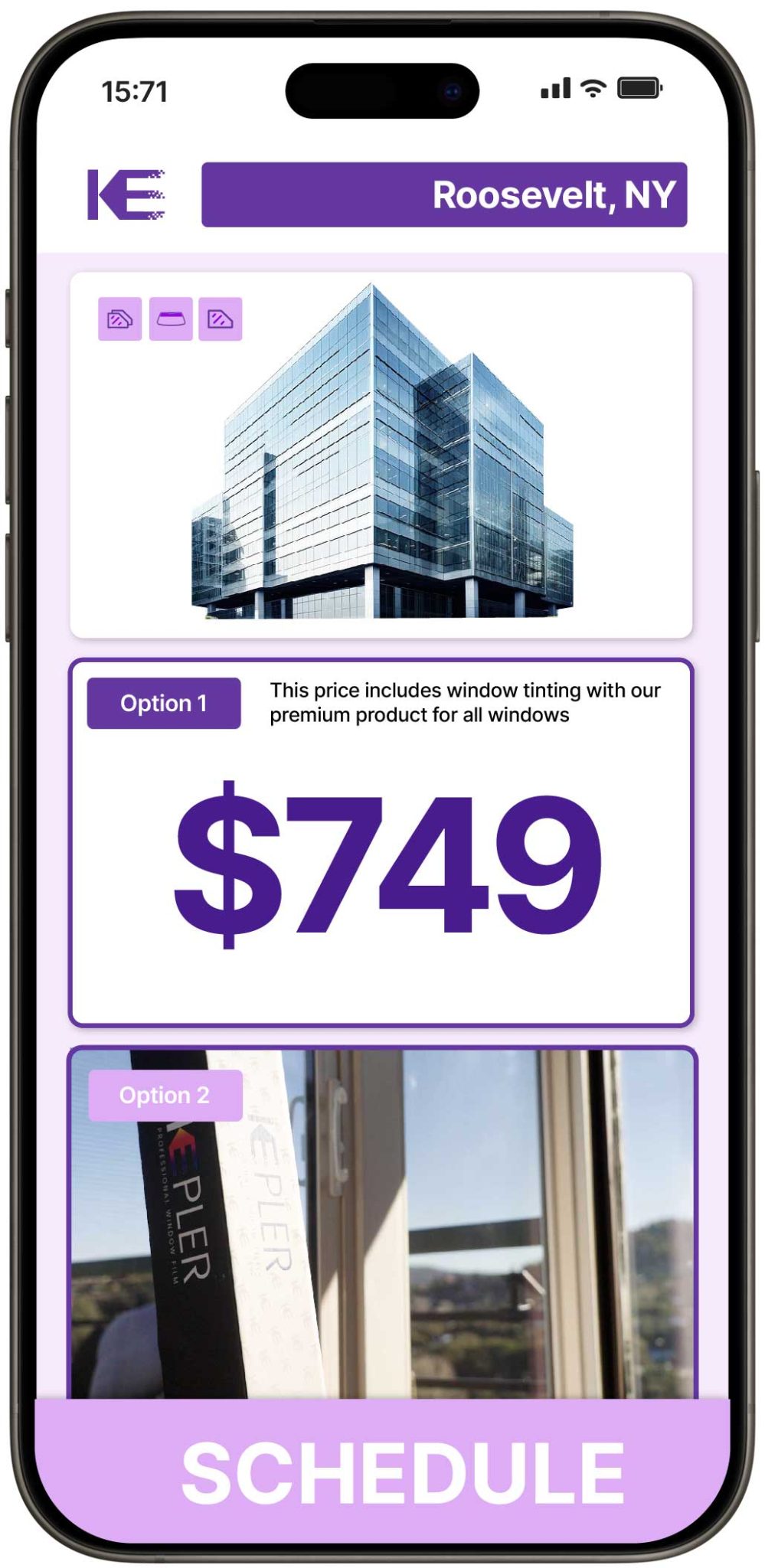 View Affordable Commercial Window Tinting Rates in Roosevelt, New York
