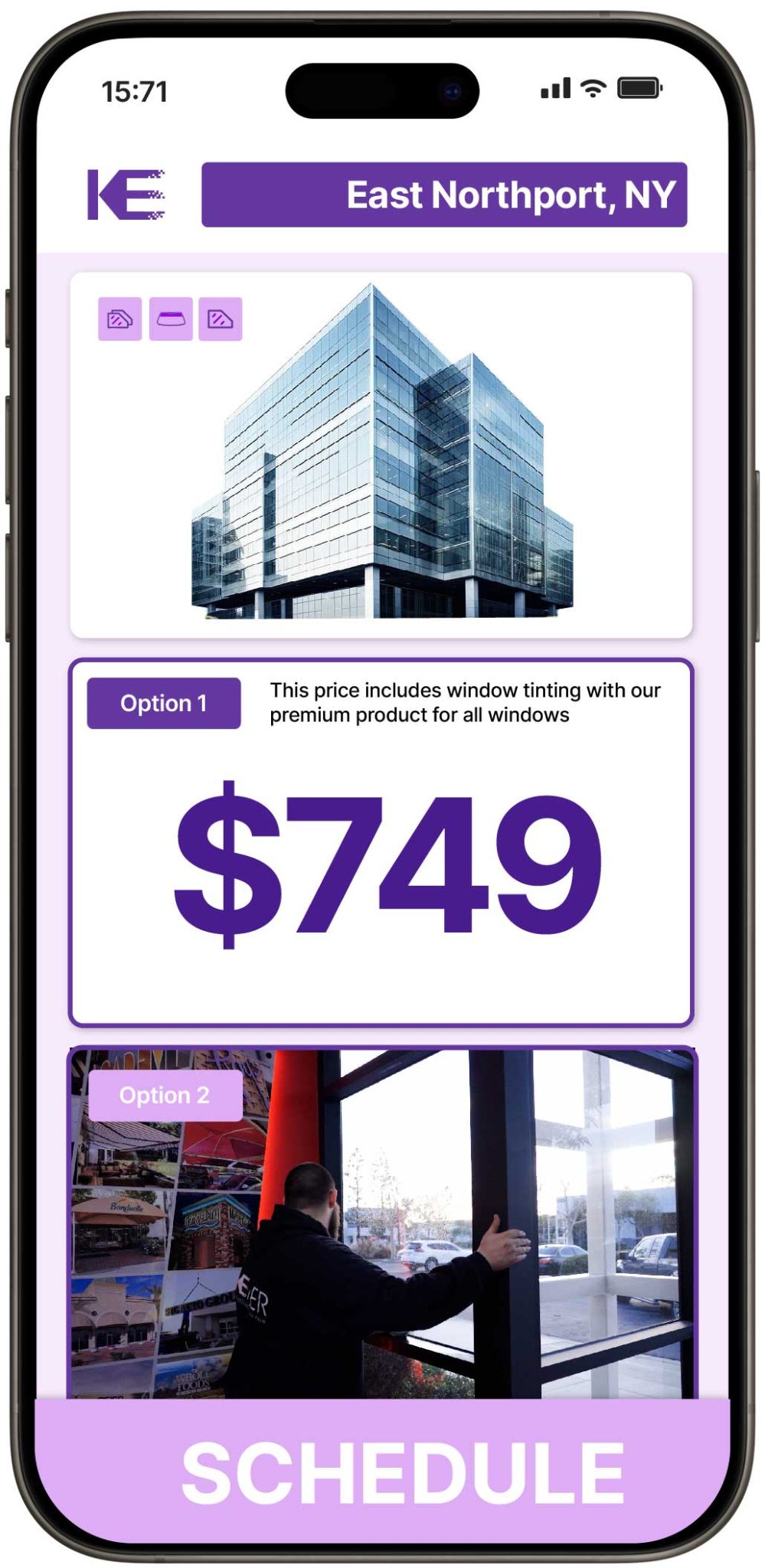 View Affordable Commercial Window Tinting Costs in East Northport, New York