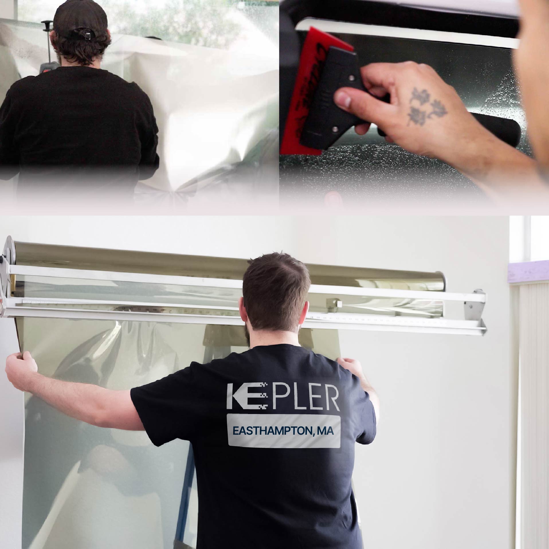 Kepler Specialist Installing Anti-Graffiti Film in Easthampton, Massachusetts