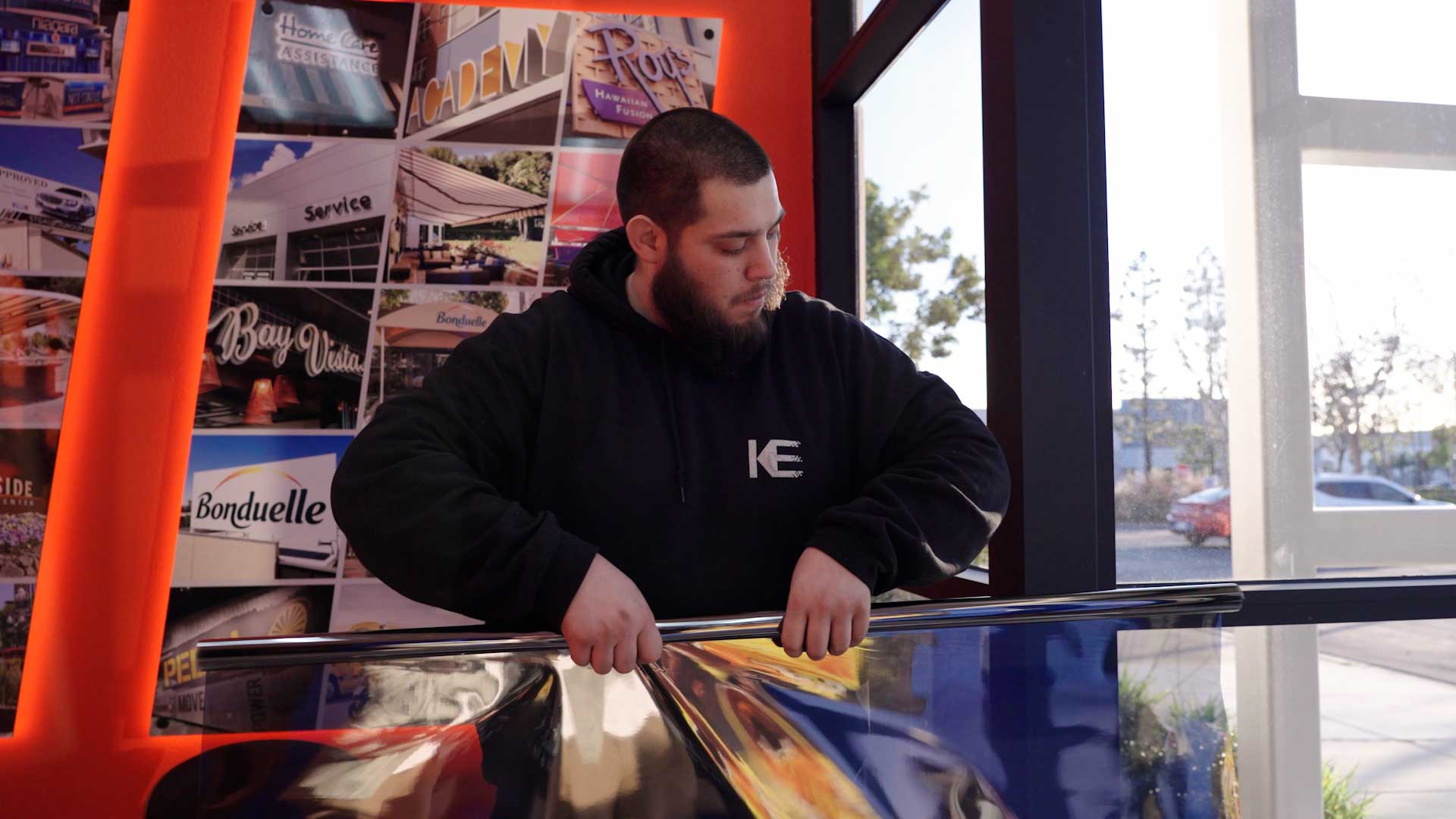 Professional Office Glass Film Preparation in West Springfield