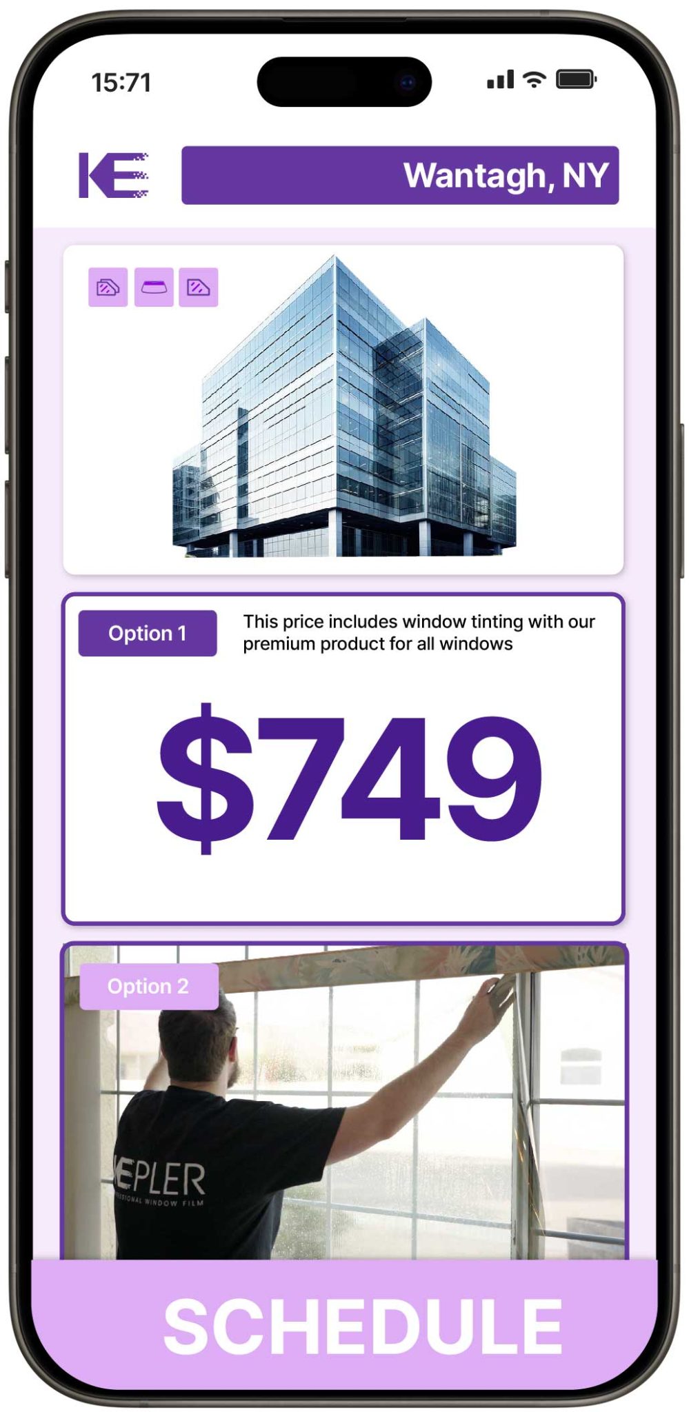 View Reasonable Commercial Window Tinting Prices in Wantagh, New York
