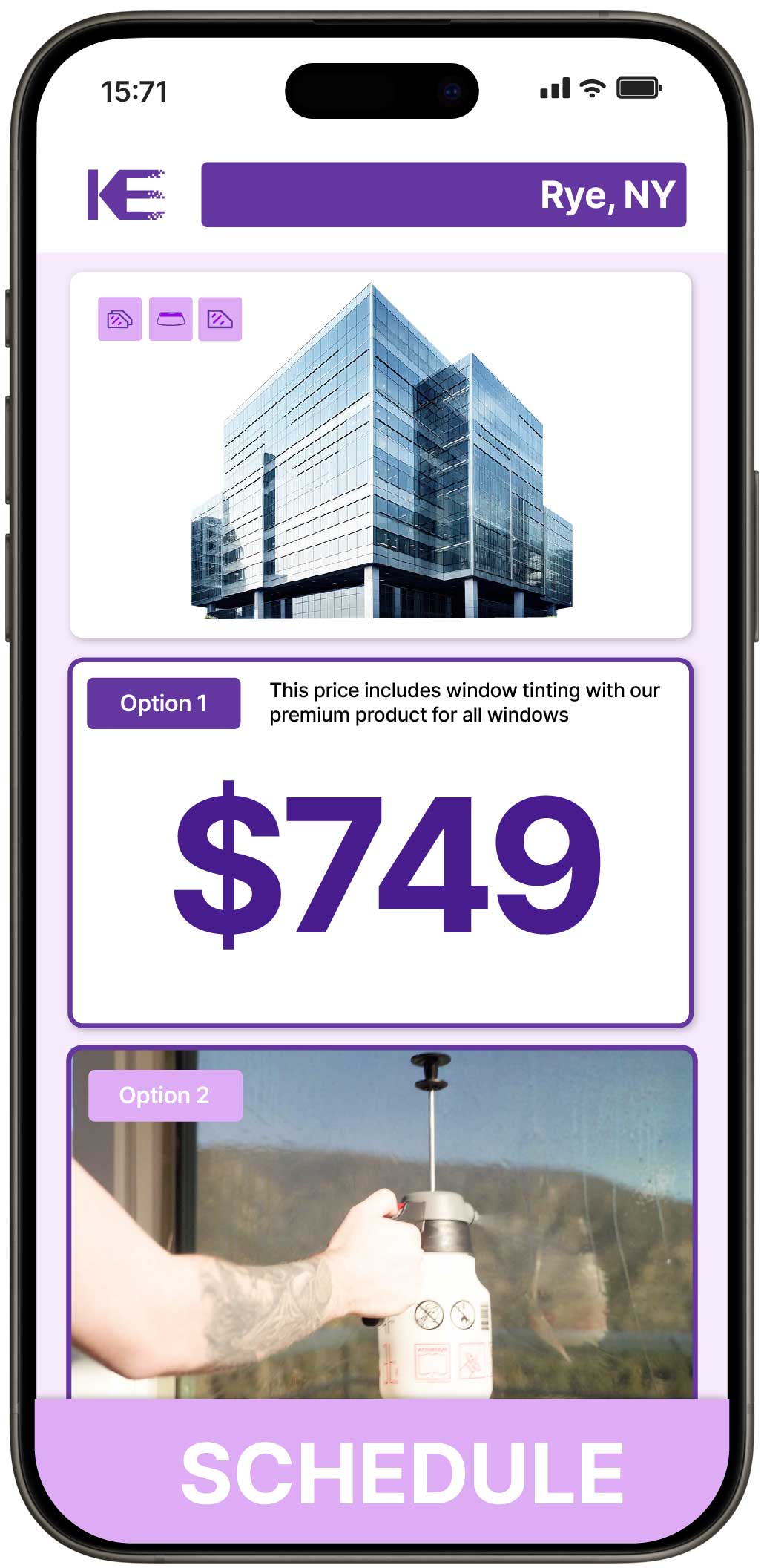 View Competitive Safety and Security Window Film Rates in Rye, New York