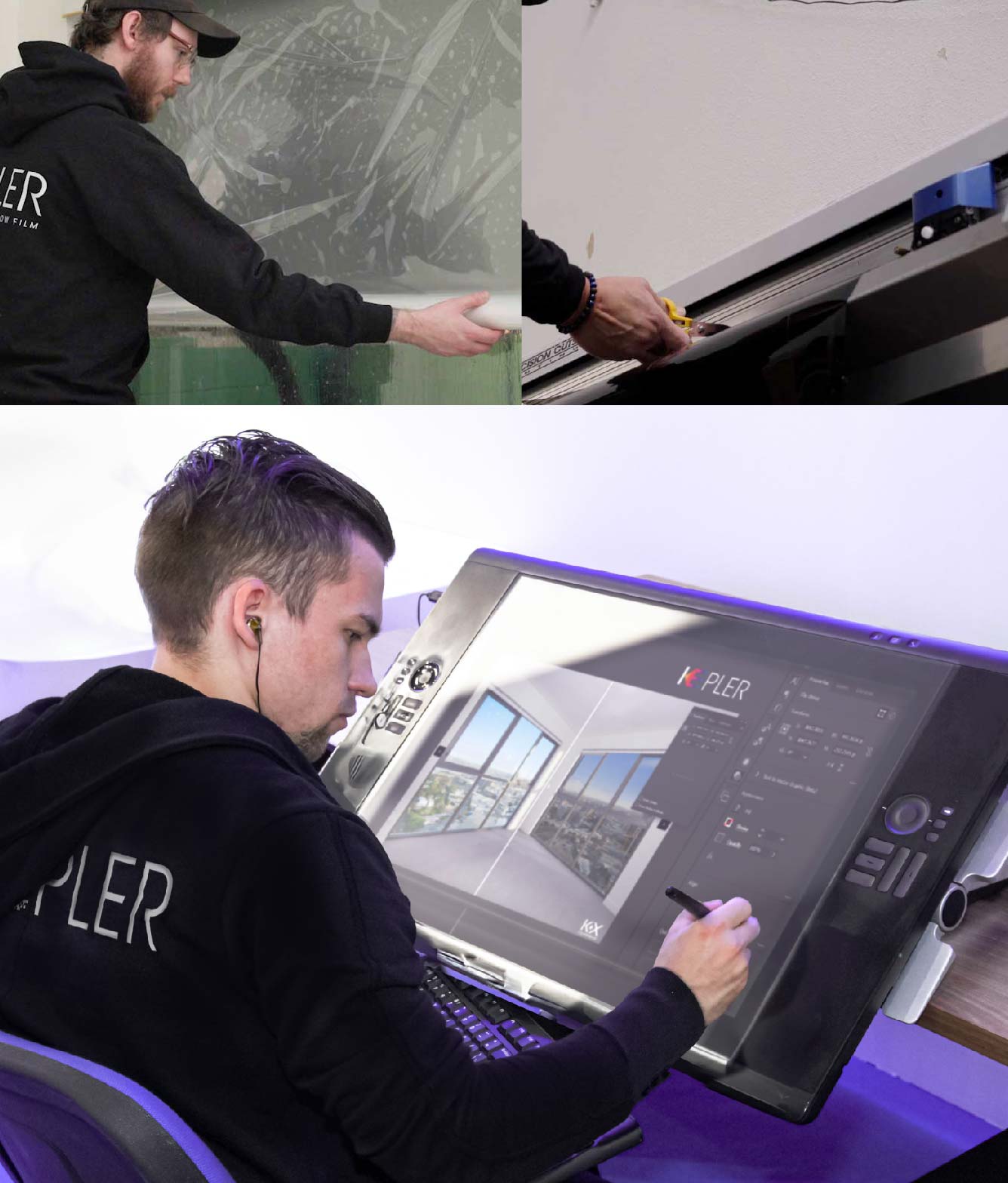 Kepler Specialist Performing Commercial Window Tinting in Shirley Shirley