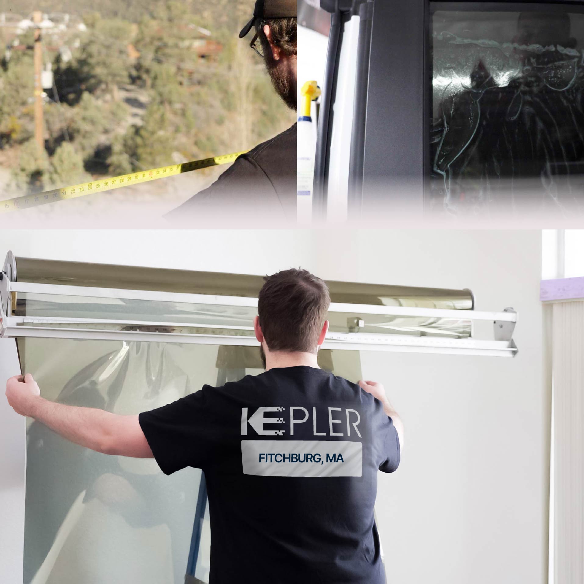 Kepler Specialist Installing Anti-Graffiti Film in Fitchburg, Massachusetts