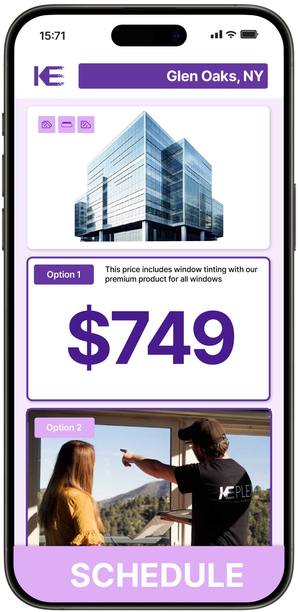 View Reasonable Safety and Security Window Film Prices in Glen Oaks, New York