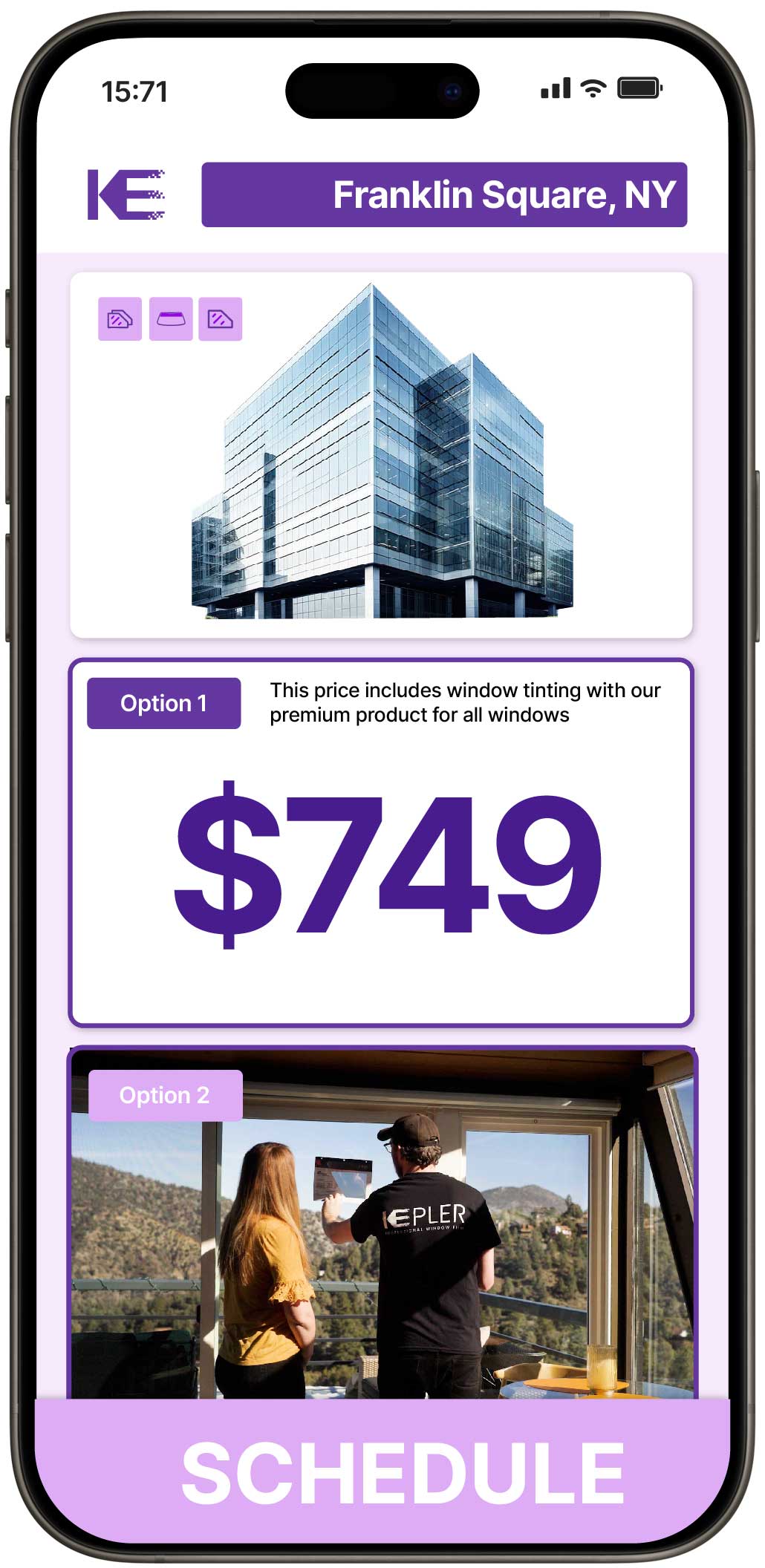 View Competitive Safety and Security Window Film Costs in Franklin Square, New York