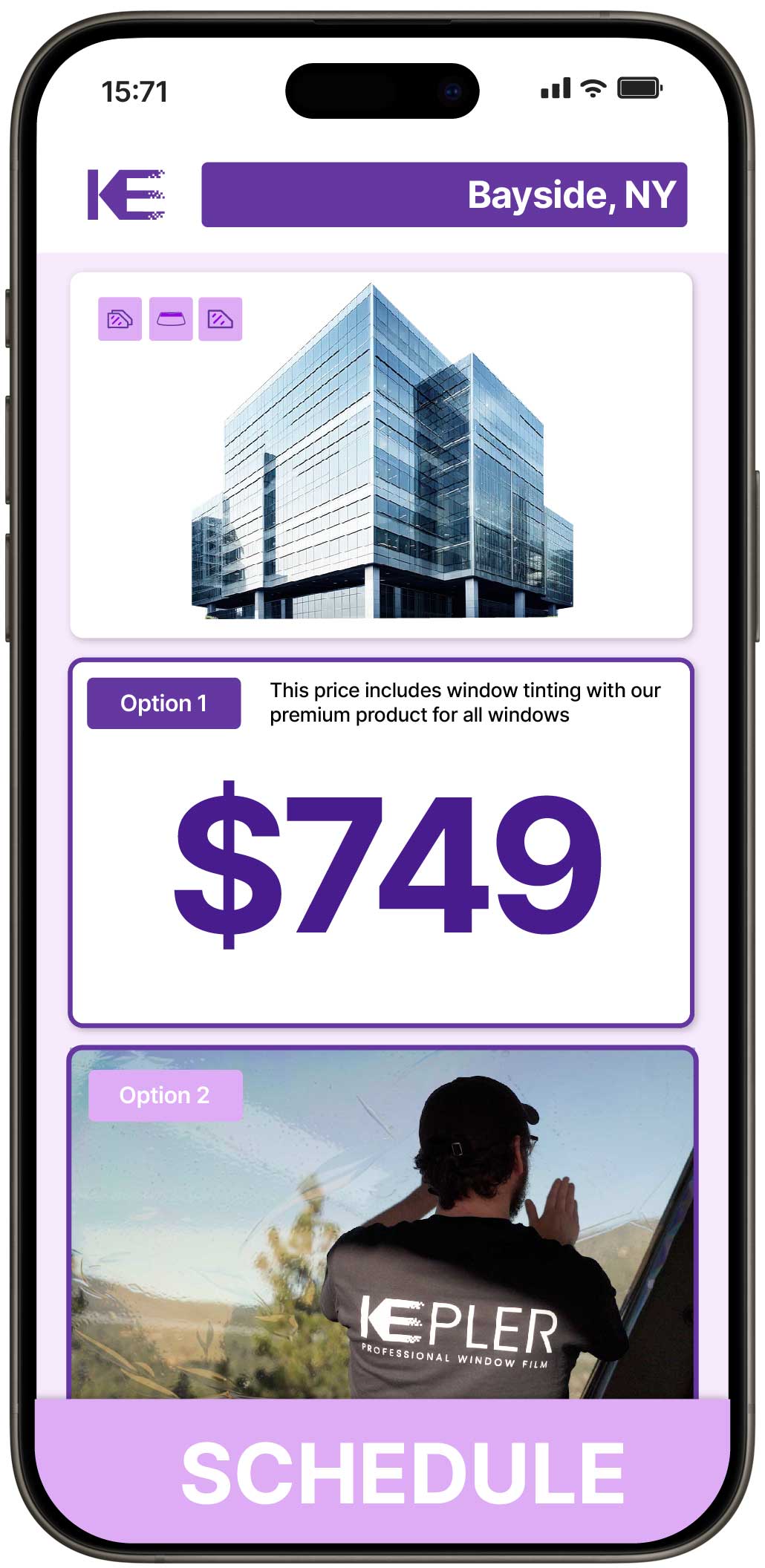 View Affordable Safety and Security Window Film Prices in Bayside, New York