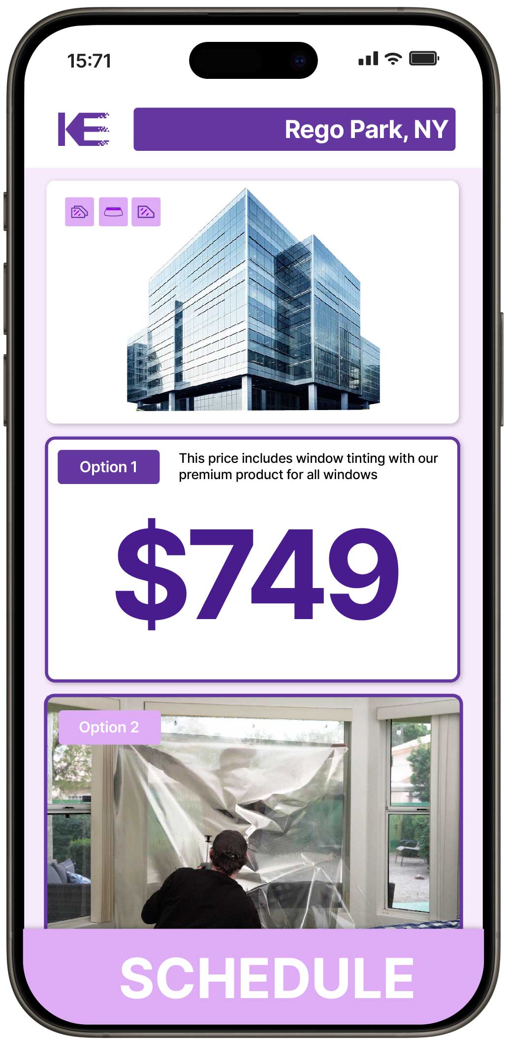 View Competitive Safety and Security Window Film Prices in Rego Park, New York