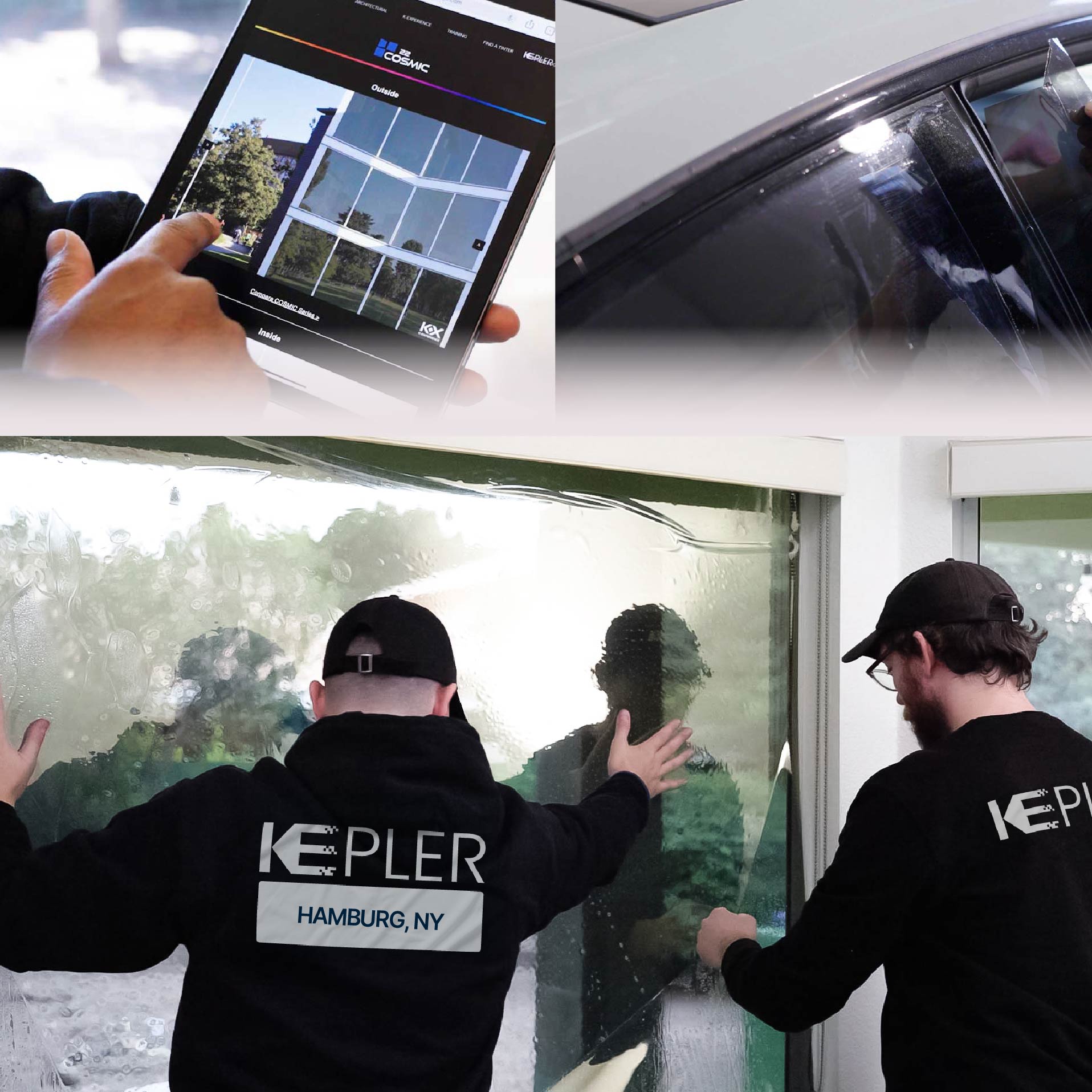 Kepler Specialist Performing Commercial Window Tinting in Hamburg Hamburg