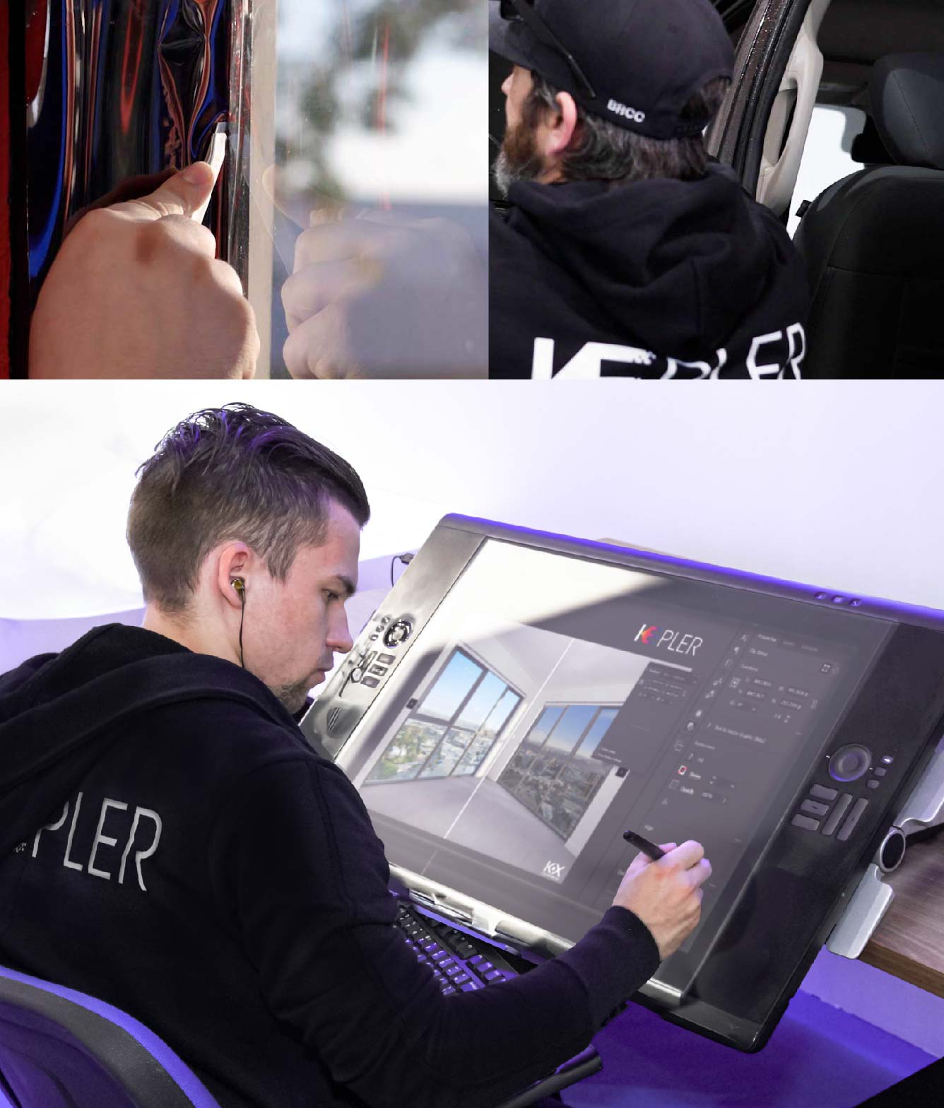 Kepler Specialist Performing Commercial Window Tinting in Hamburg Hamburg