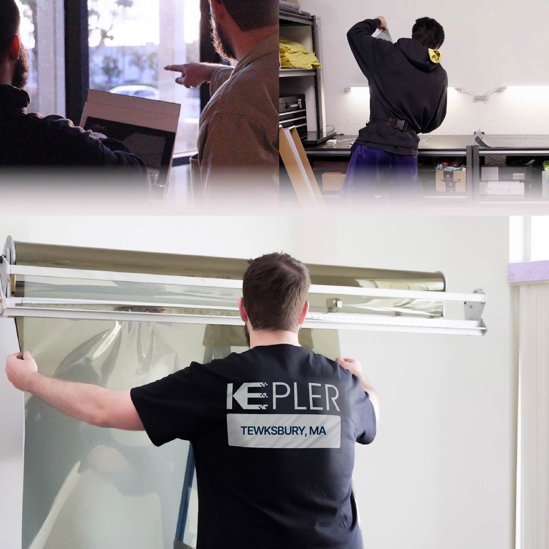 Kepler Specialist Installing Anti-Graffiti Film in Tewksbury, Massachusetts