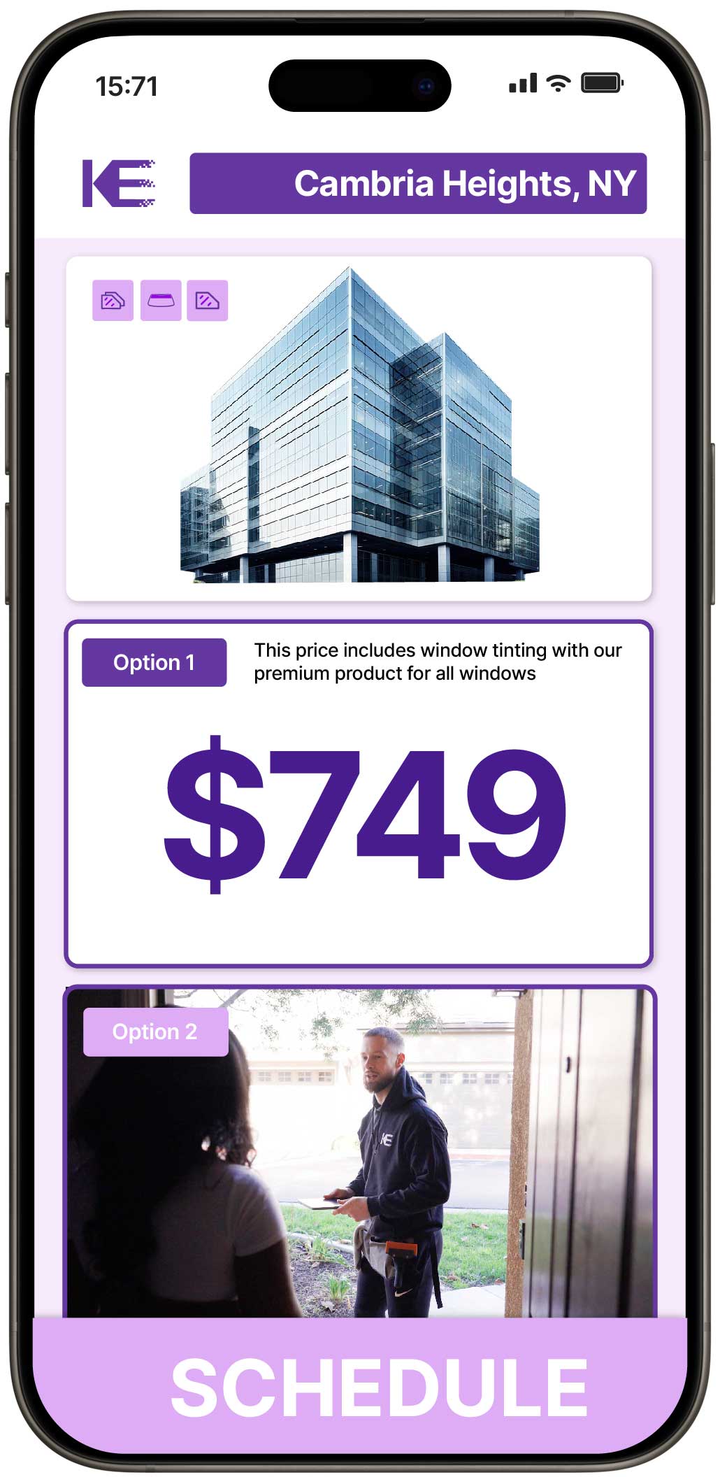 View Reasonable Safety and Security Window Film Rates in Cambria Heights, New York